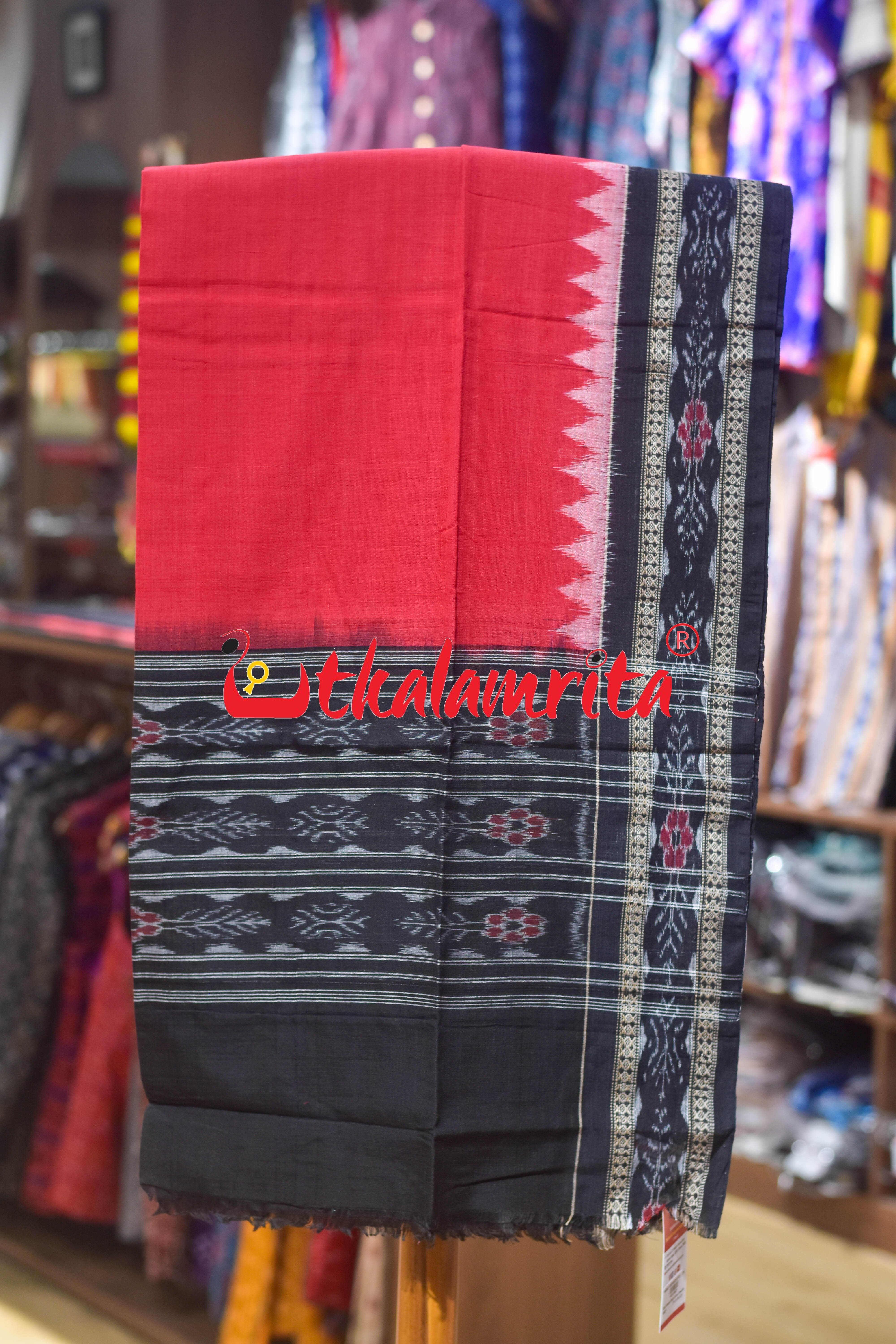 Rust Diamond Body Cotton Dress Set