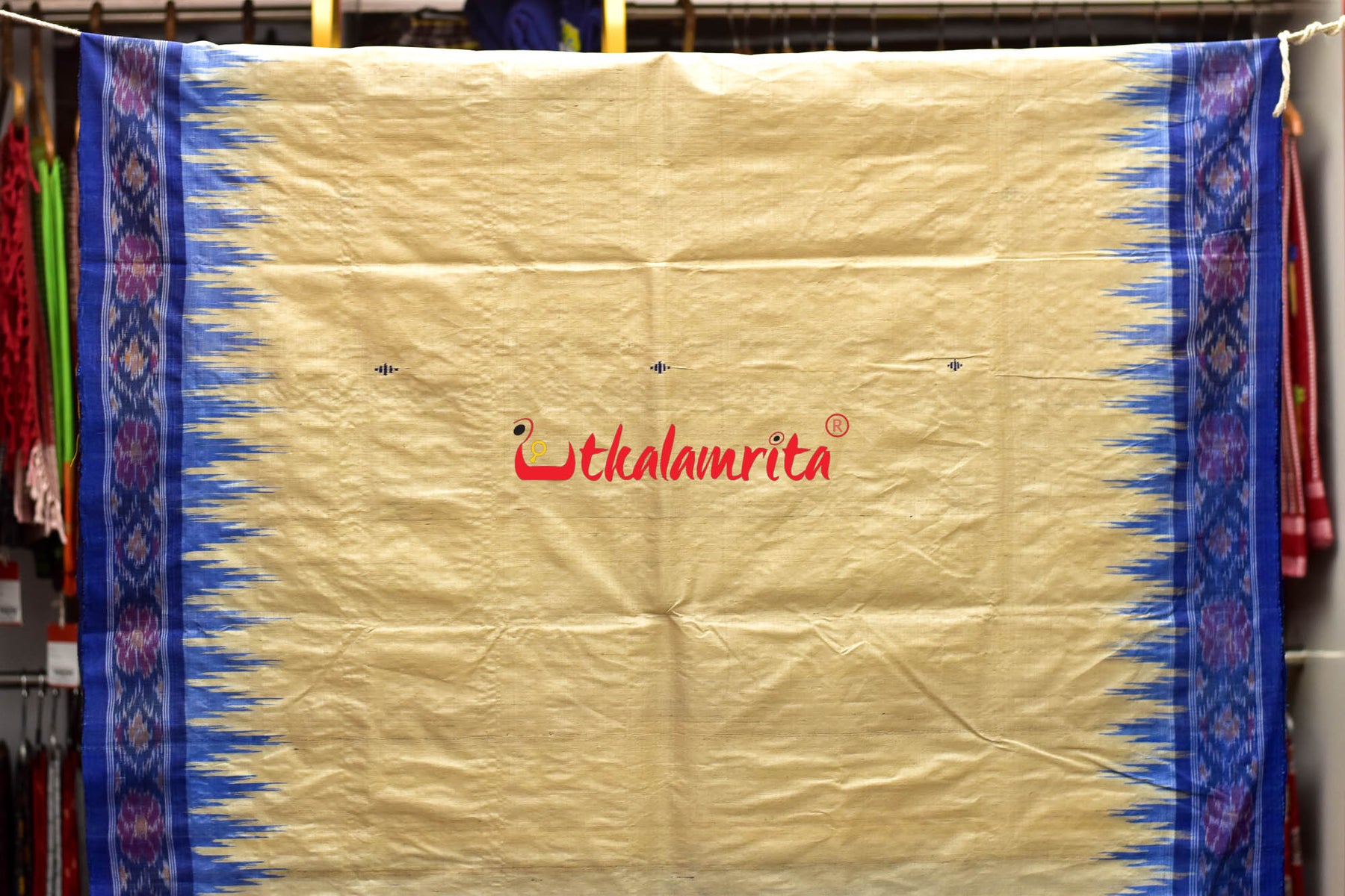 Blue Buti Gopalpur Tussar Saree