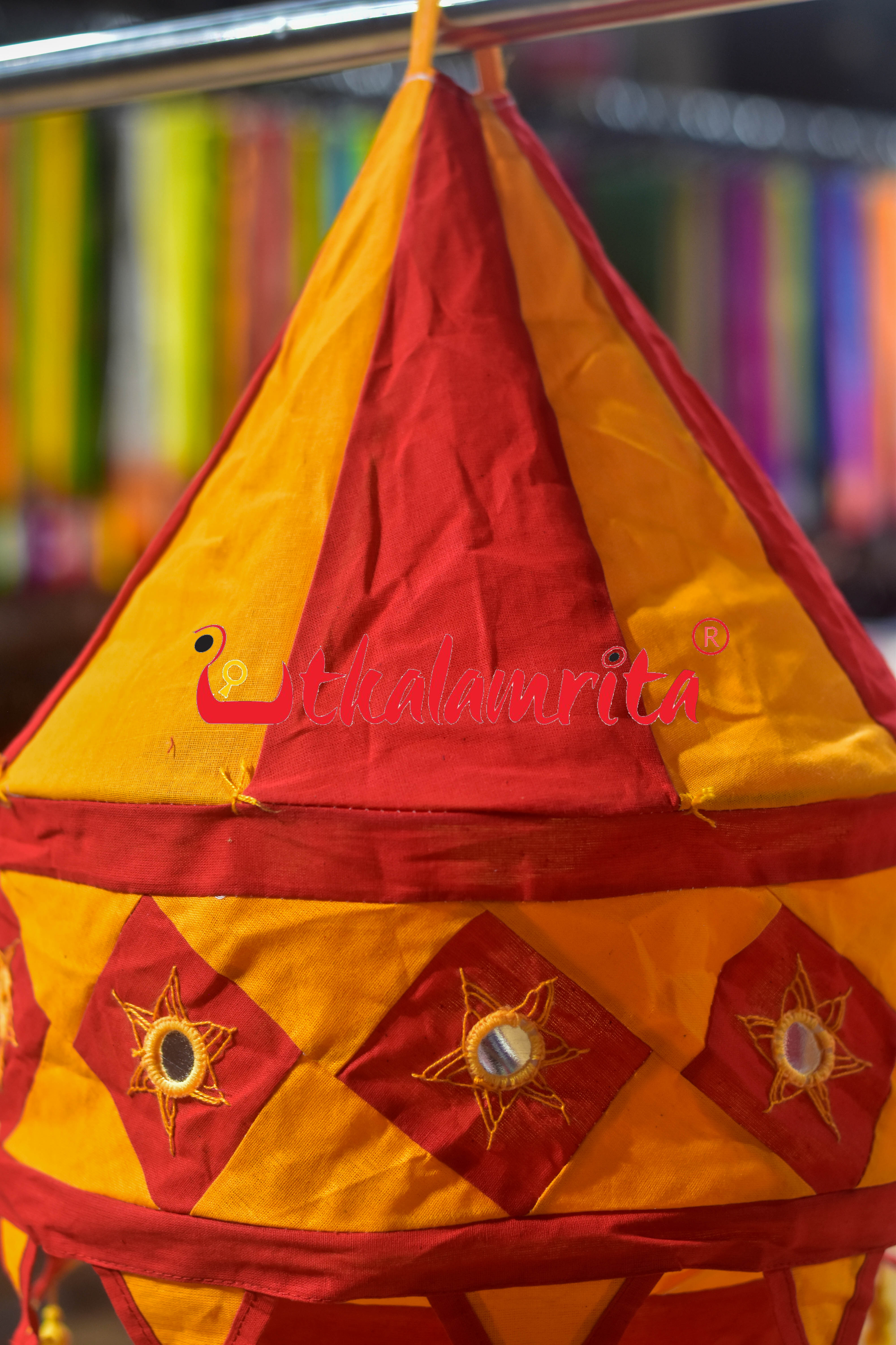 Red Rust Special 3-Step Round Lampshade