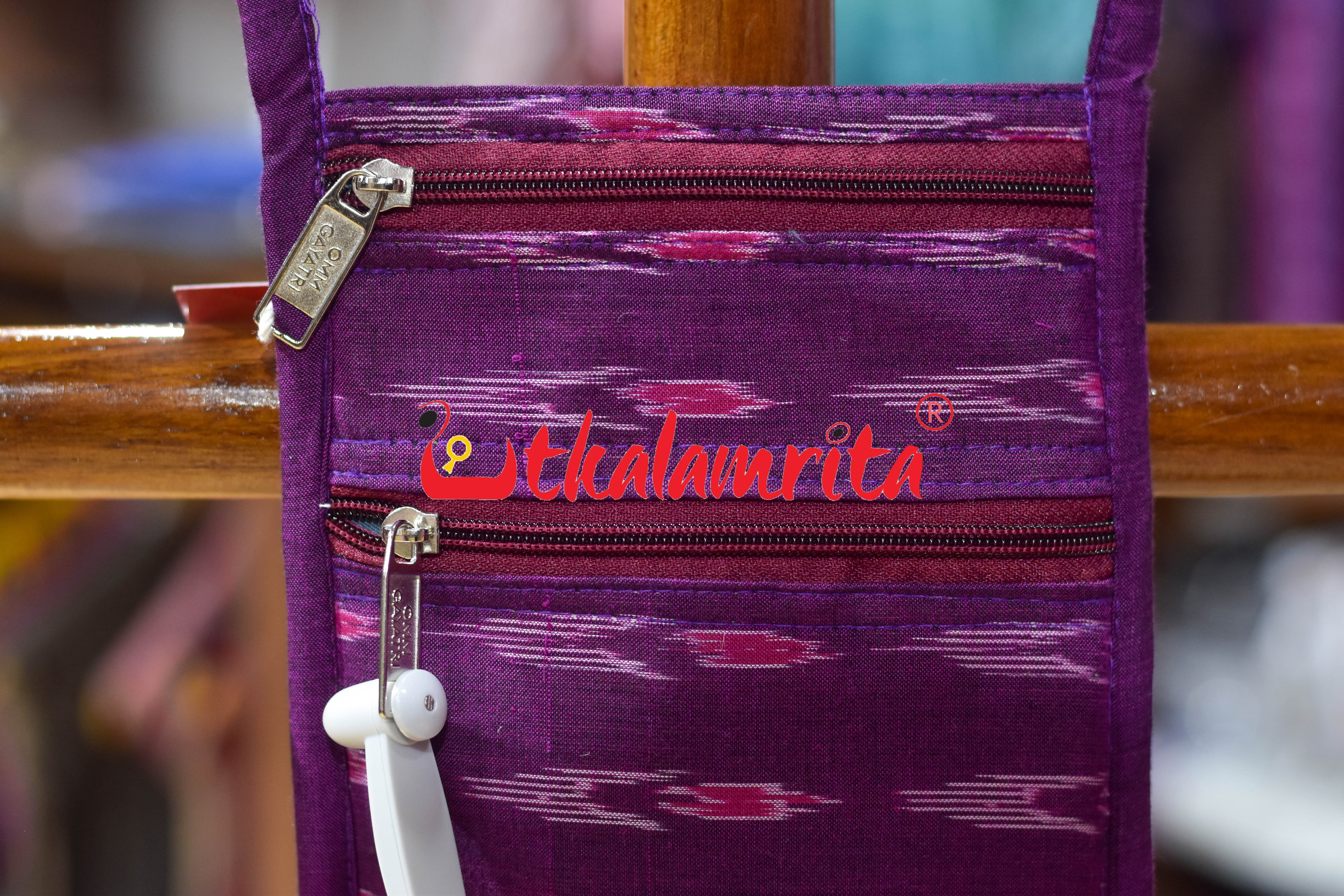 Purple Labanga Bandha Mobile Sling Bag