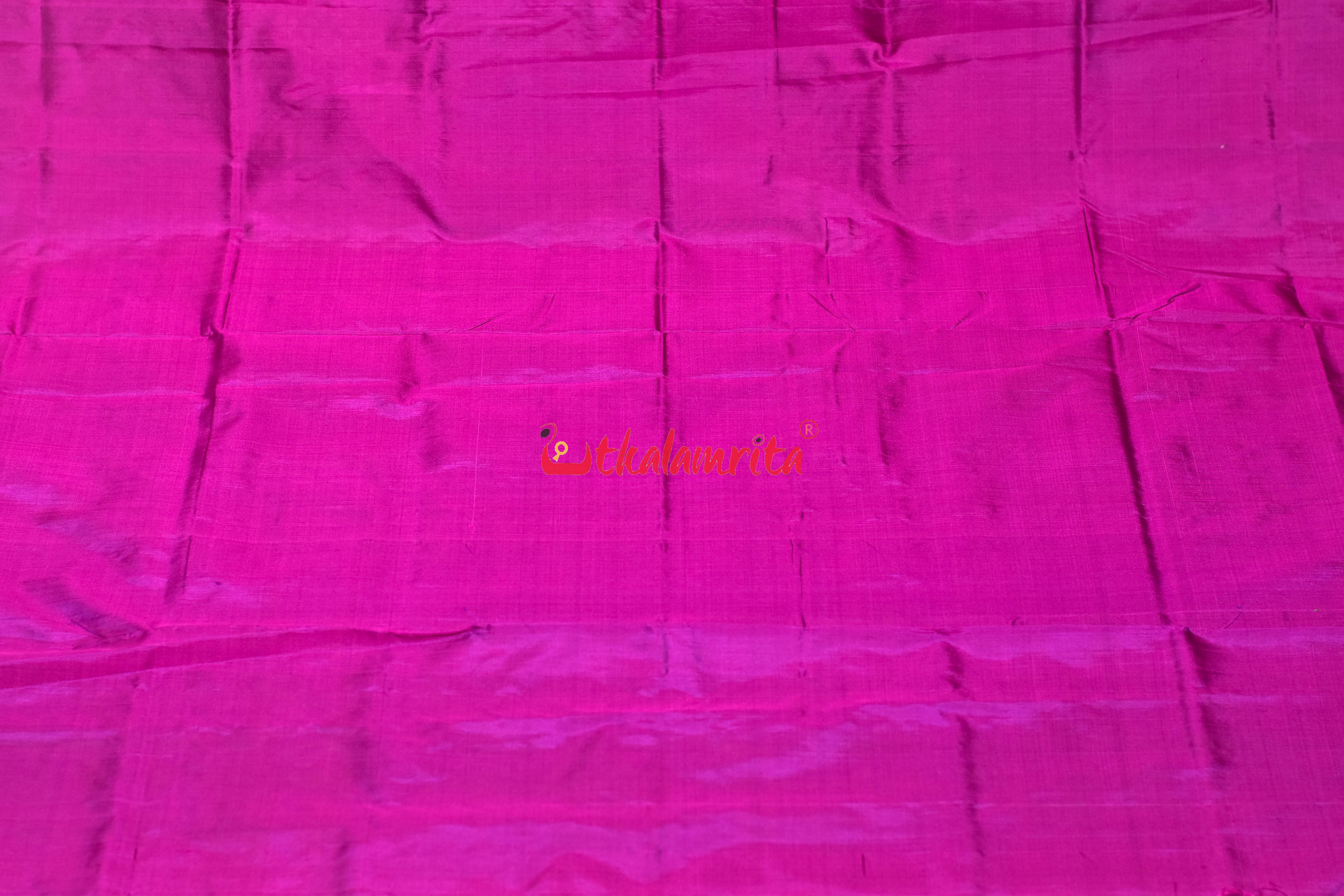 Sky Blue Elephant Bomkai Silk Saree