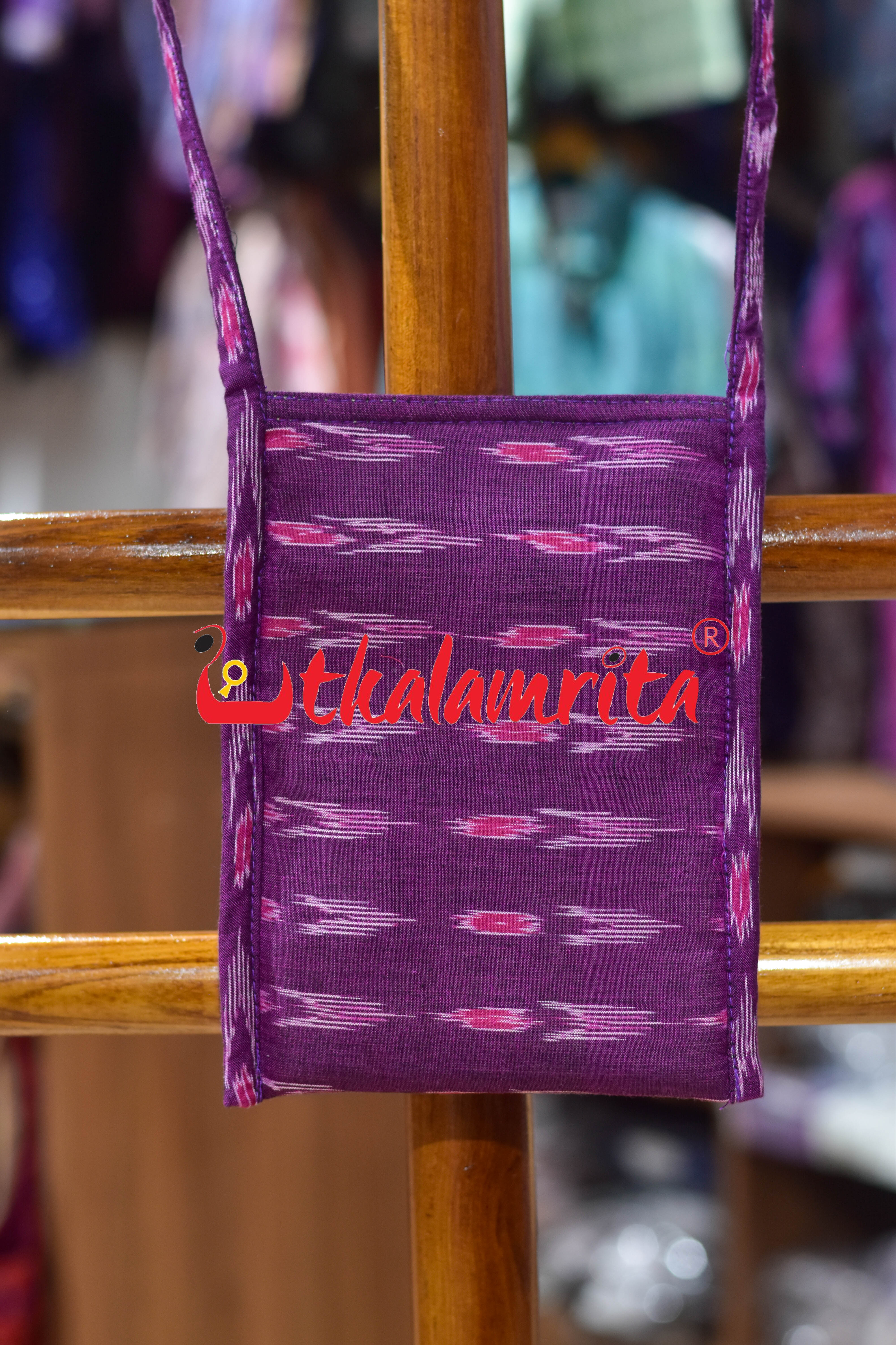 Purple Labanga Bandha Mobile Sling Bag