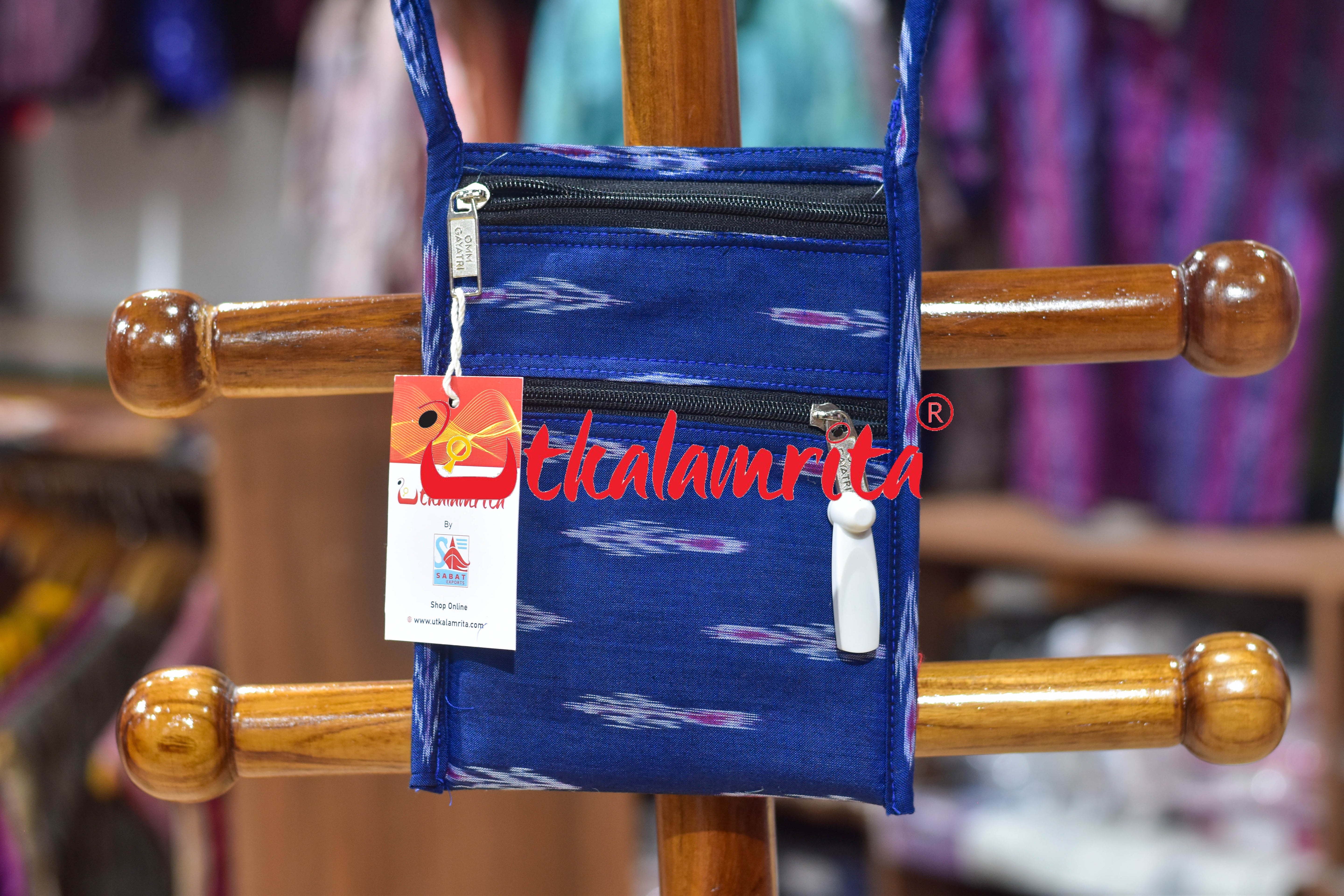 Blue Labanga Bandha Mobile Sling Bag