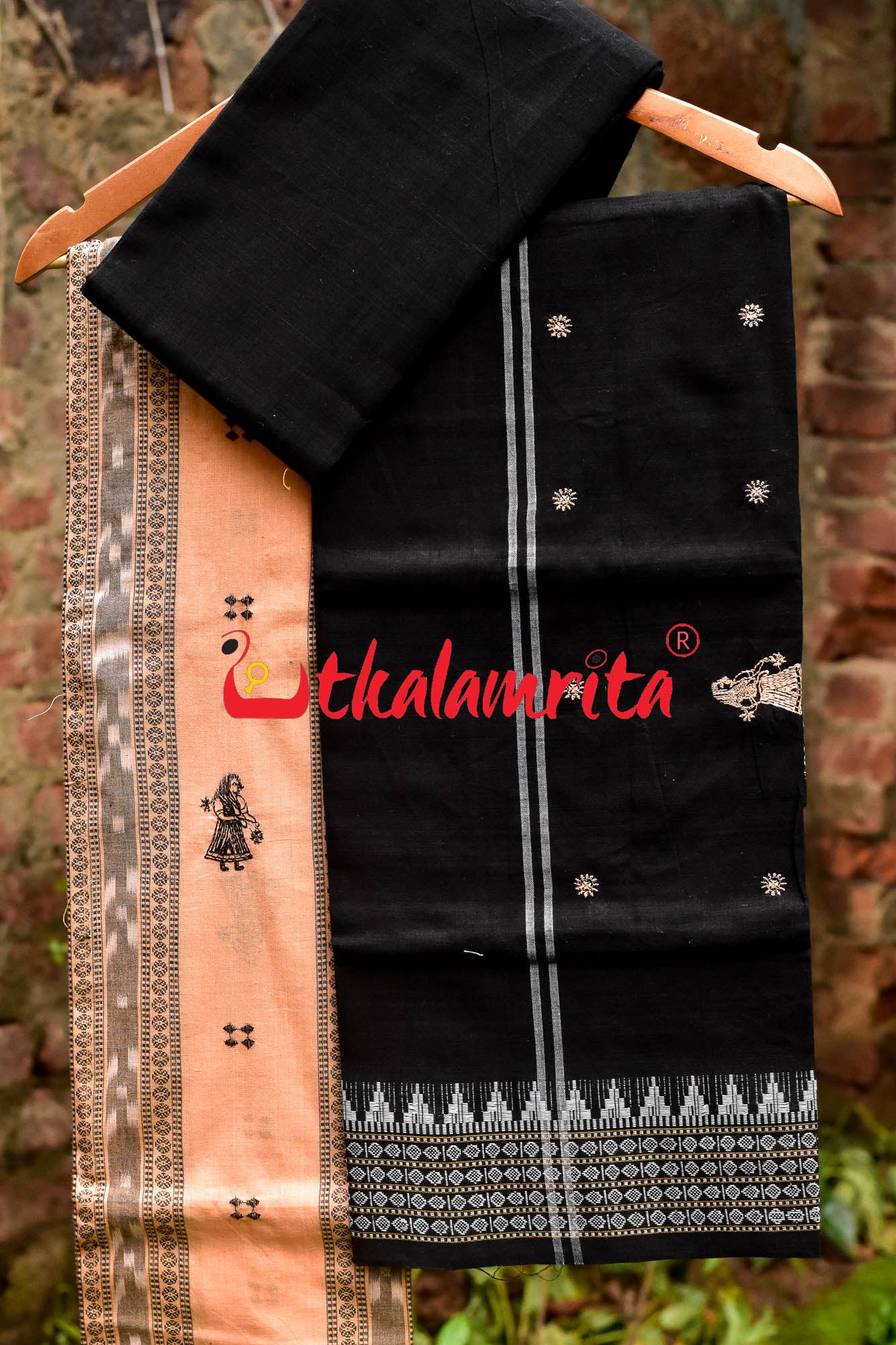 Chandan Black Doll Bomkai Dress Set