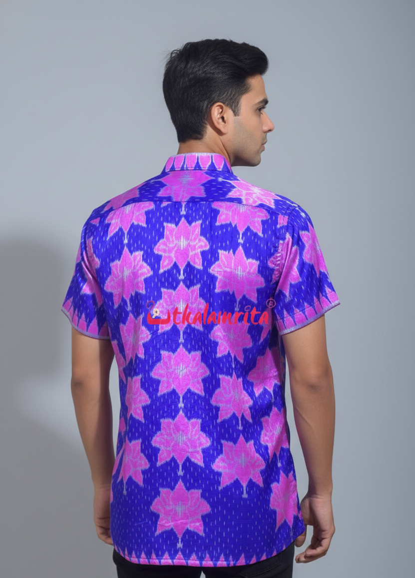Blue Body Lotus (Men's Shirt)