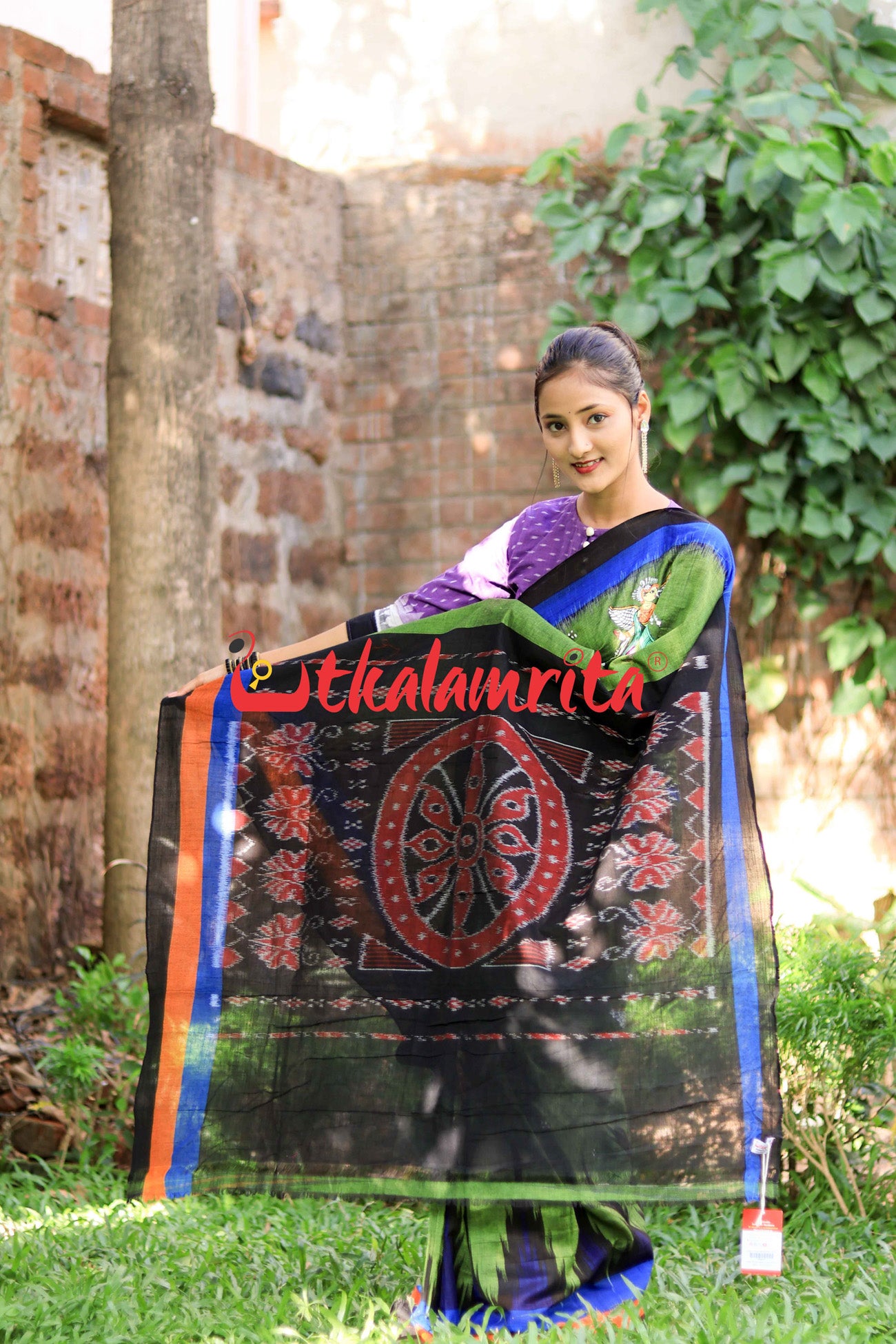 Angels Pattachitra Cotton Saree