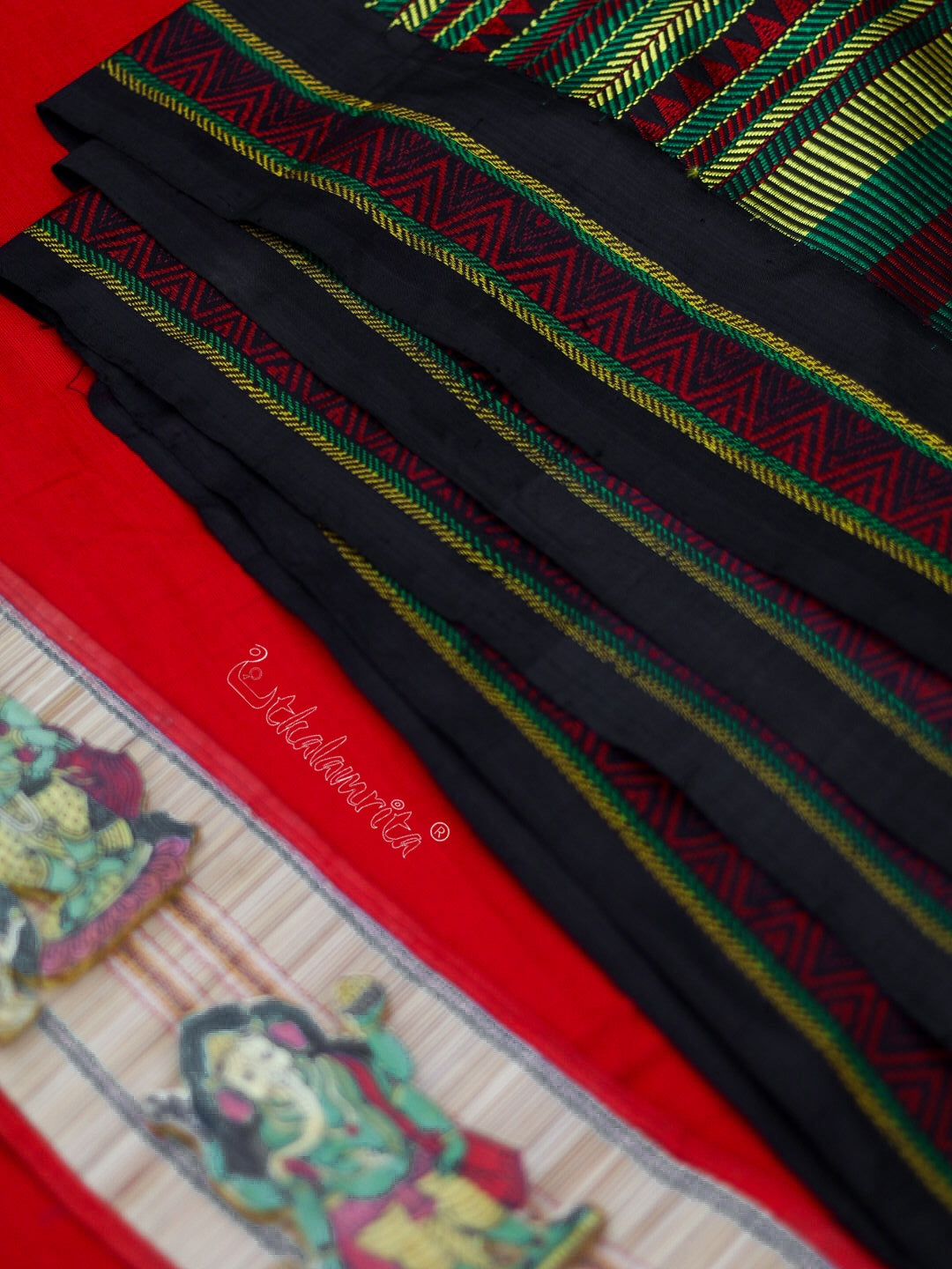 New Green Dongria Khandua Silk Saree