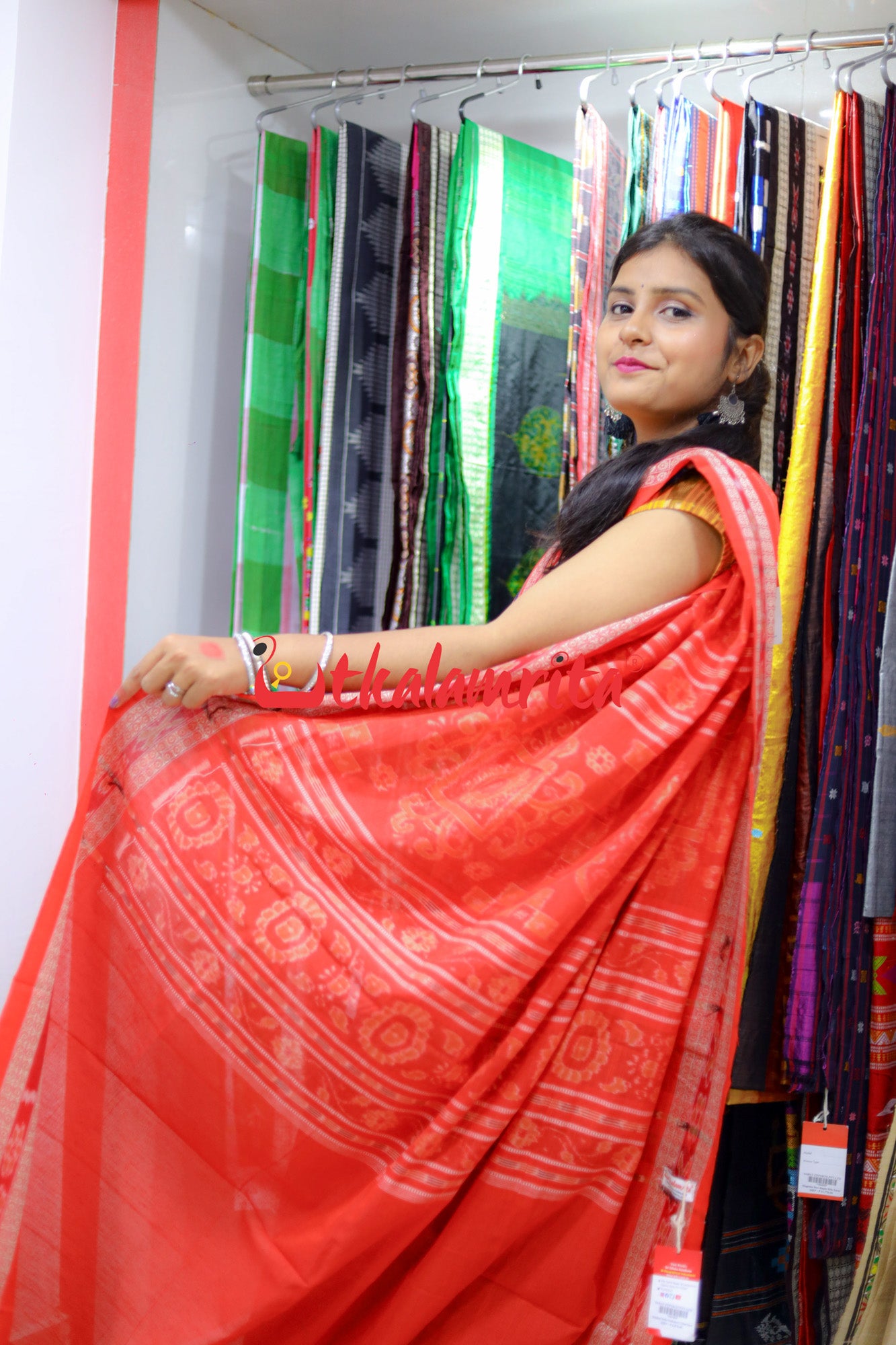 Krushna Maths Sambalpuri Cotton Saree