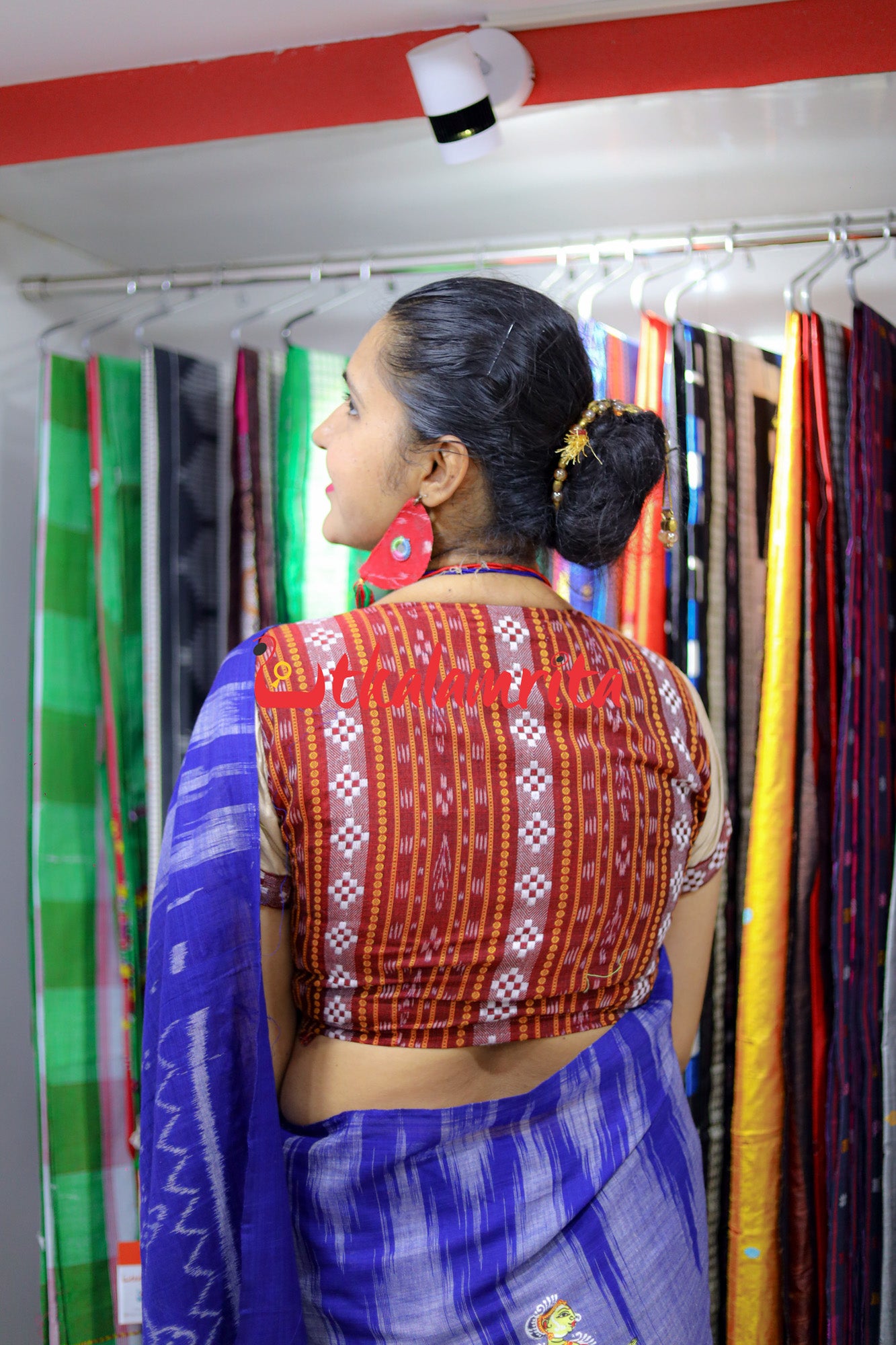 Matsyakanya of Yore Pattachitra Cotton Saree