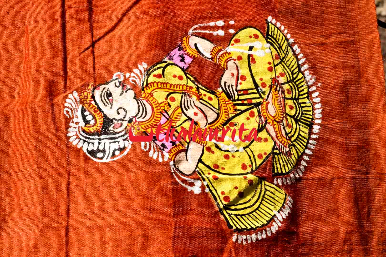 Boita Pattachitra Tussar Silk Saree