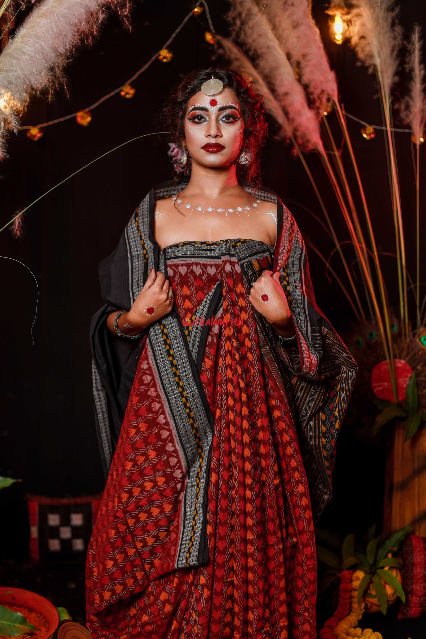 Heart N Soul Sambalpuri Cotton Saree