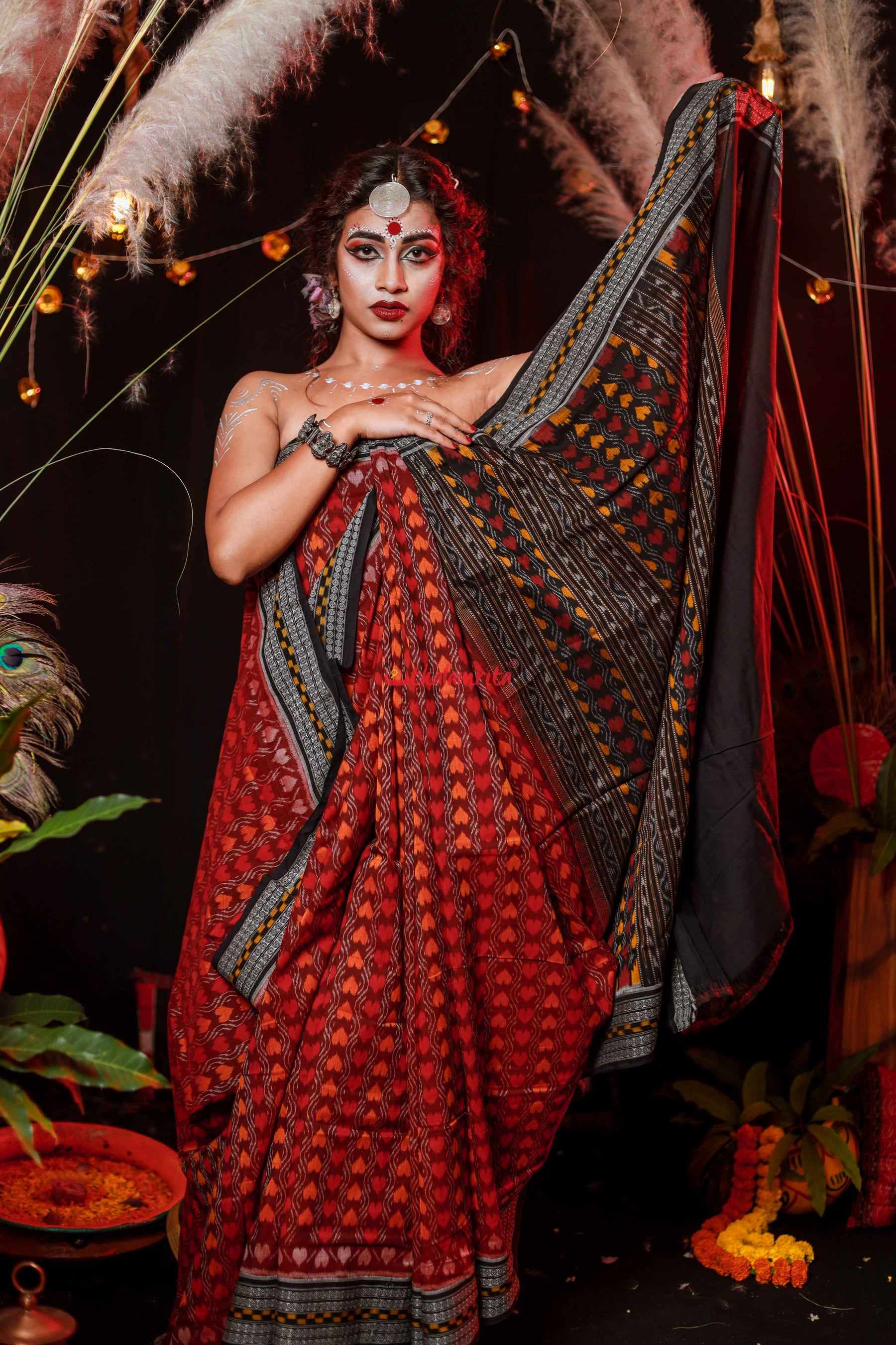 Heart N Soul Sambalpuri Cotton Saree