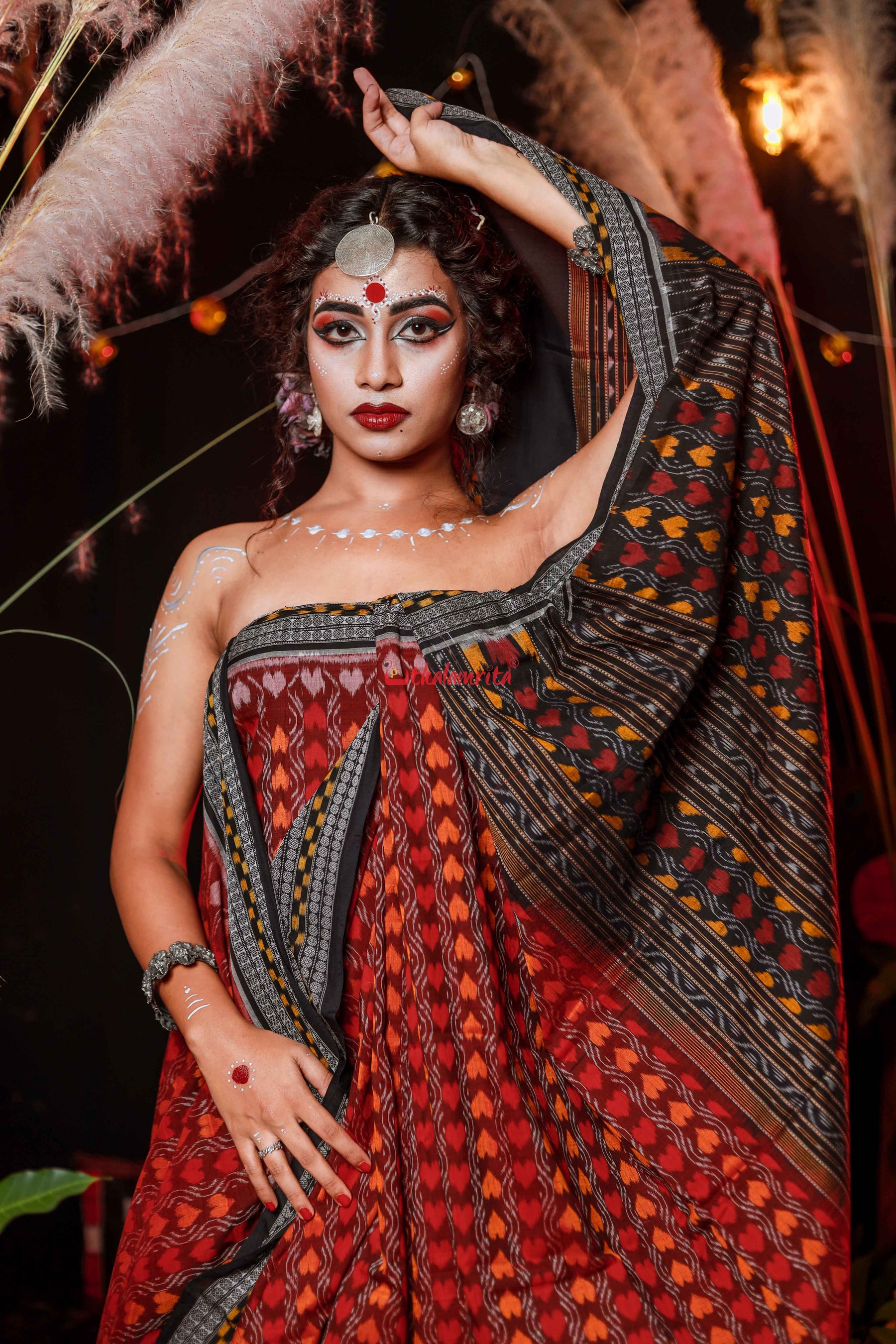 Heart N Soul Sambalpuri Cotton Saree