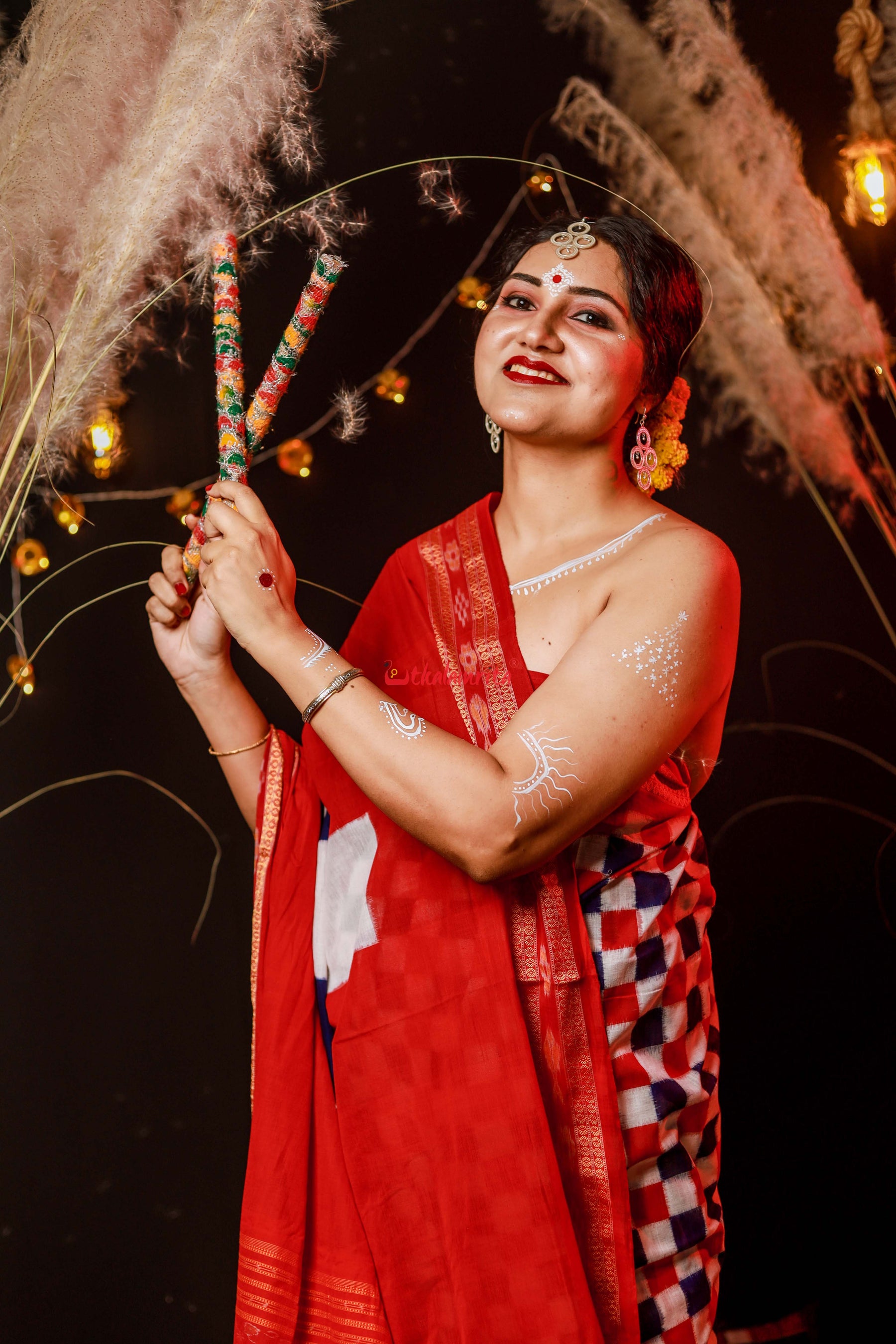 Traditional Big Pasapali Cotton Saree