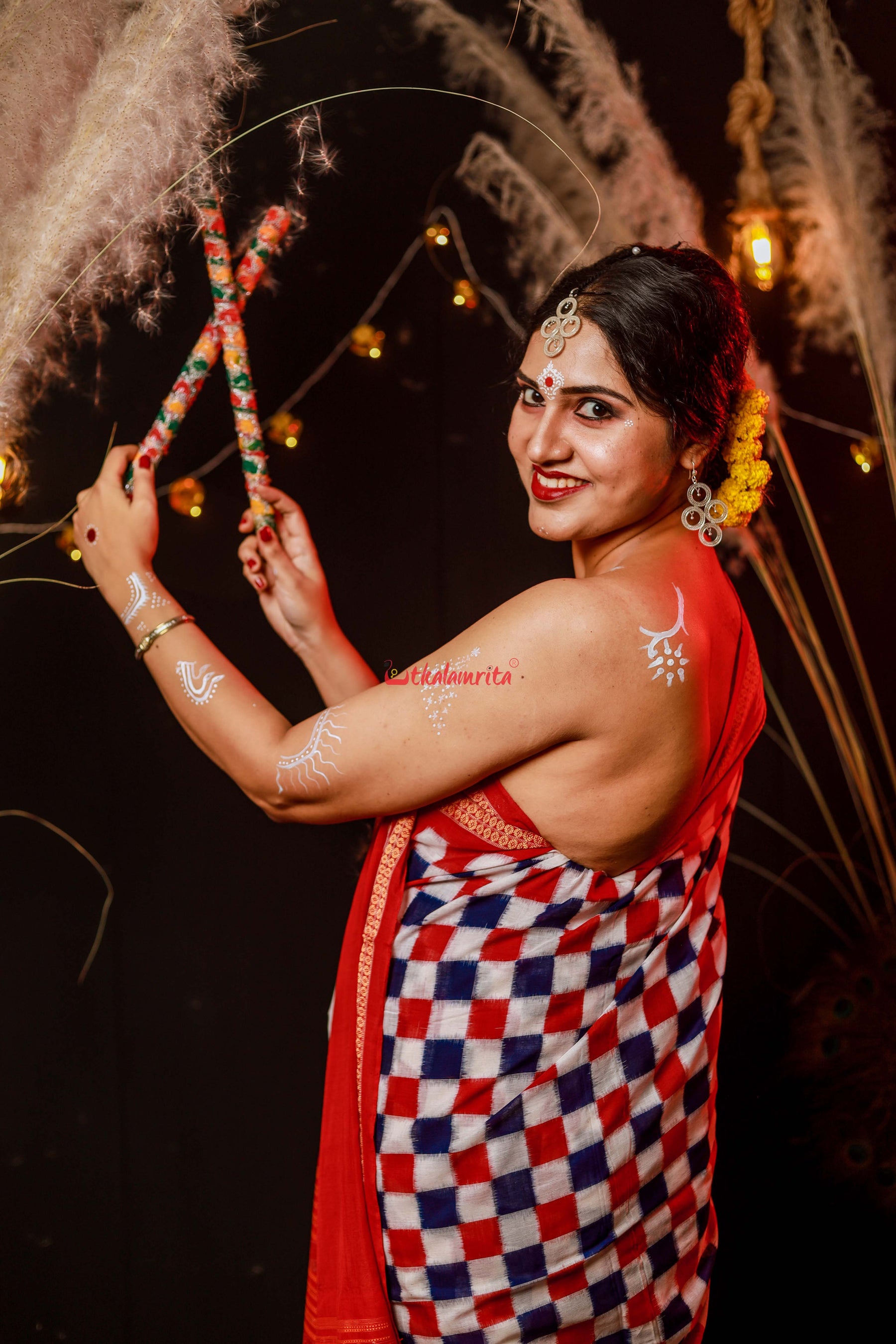 Traditional Big Pasapali Cotton Saree