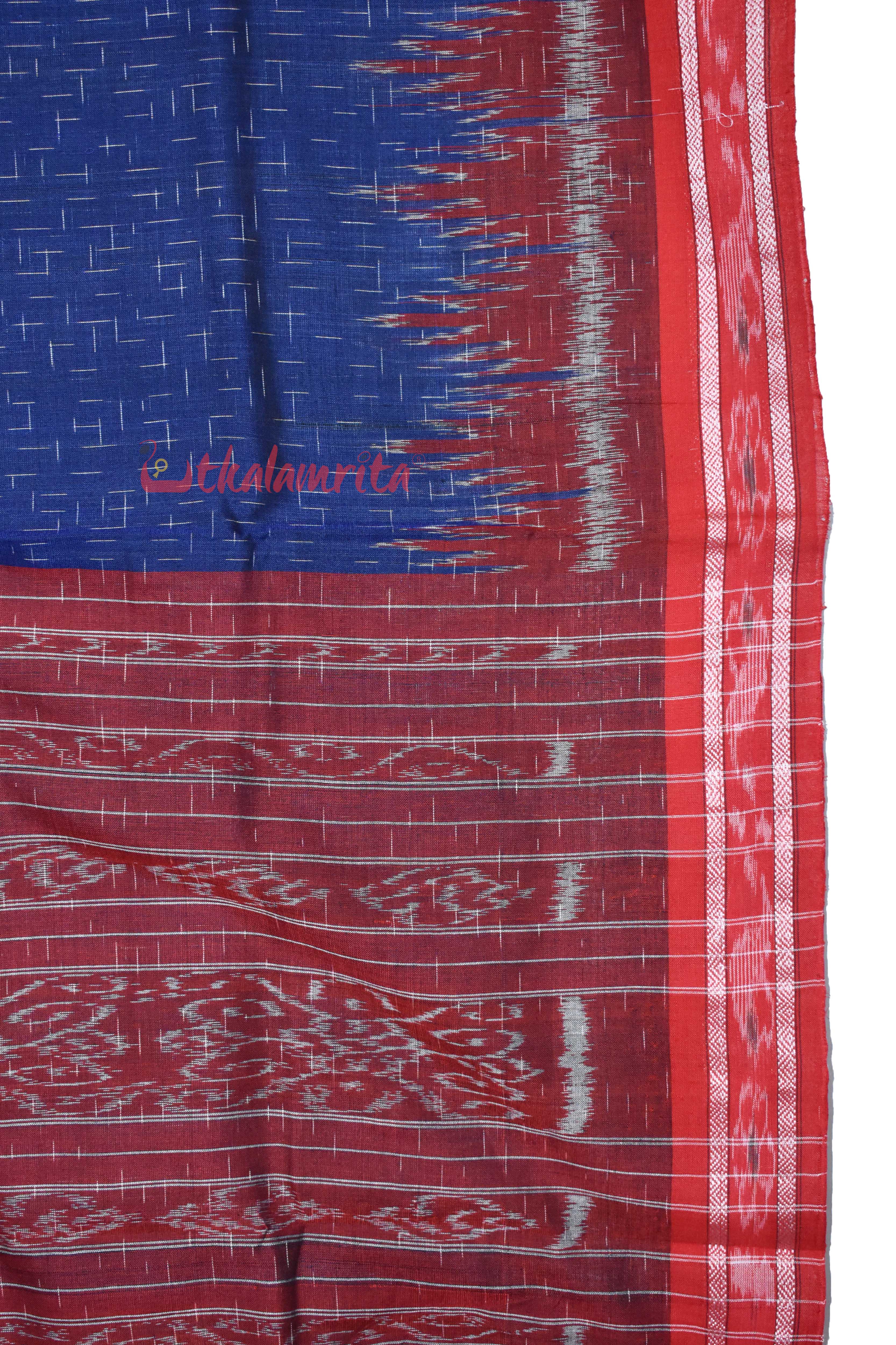 Navy Blue Red Jharana