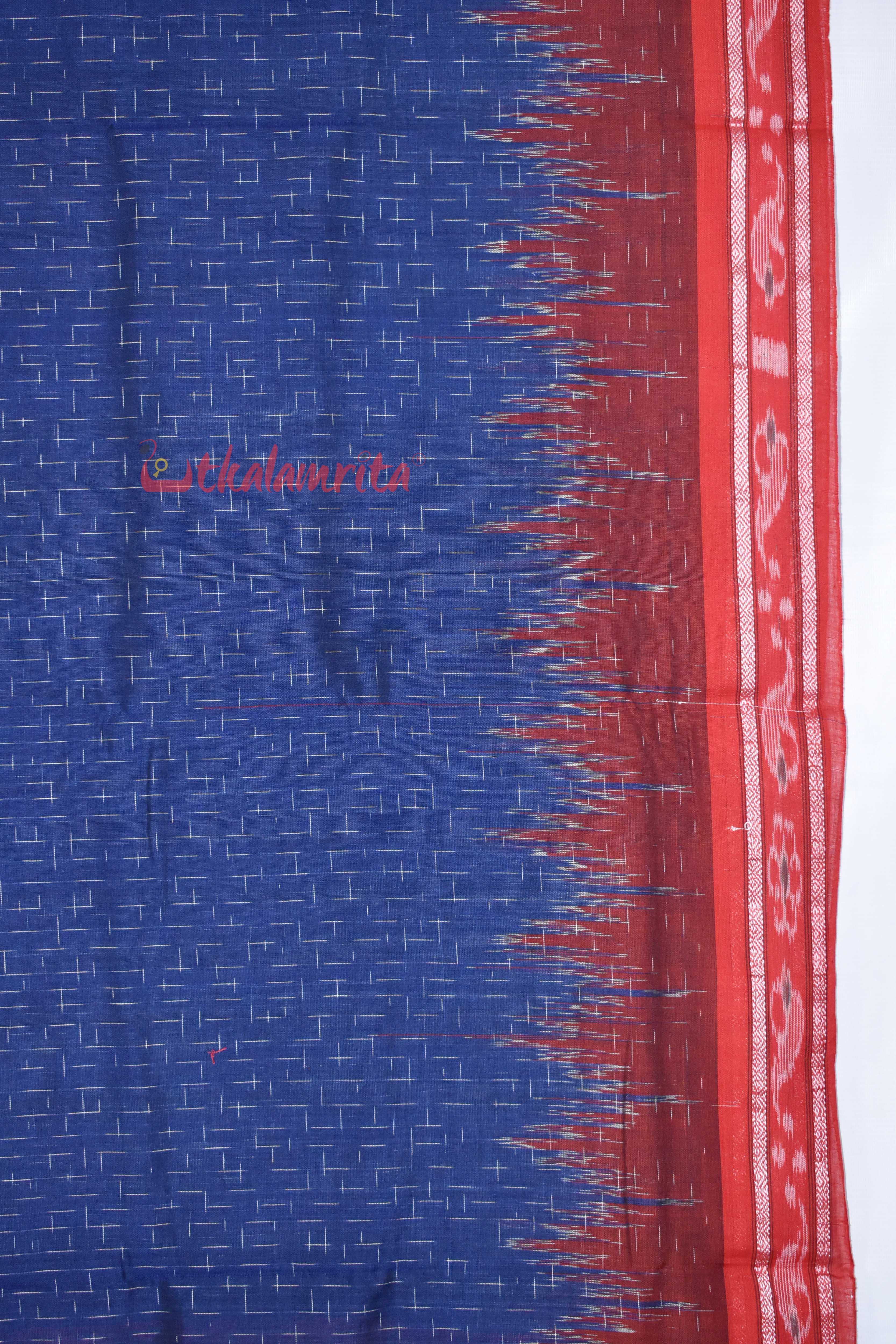 Navy Blue Red Jharana