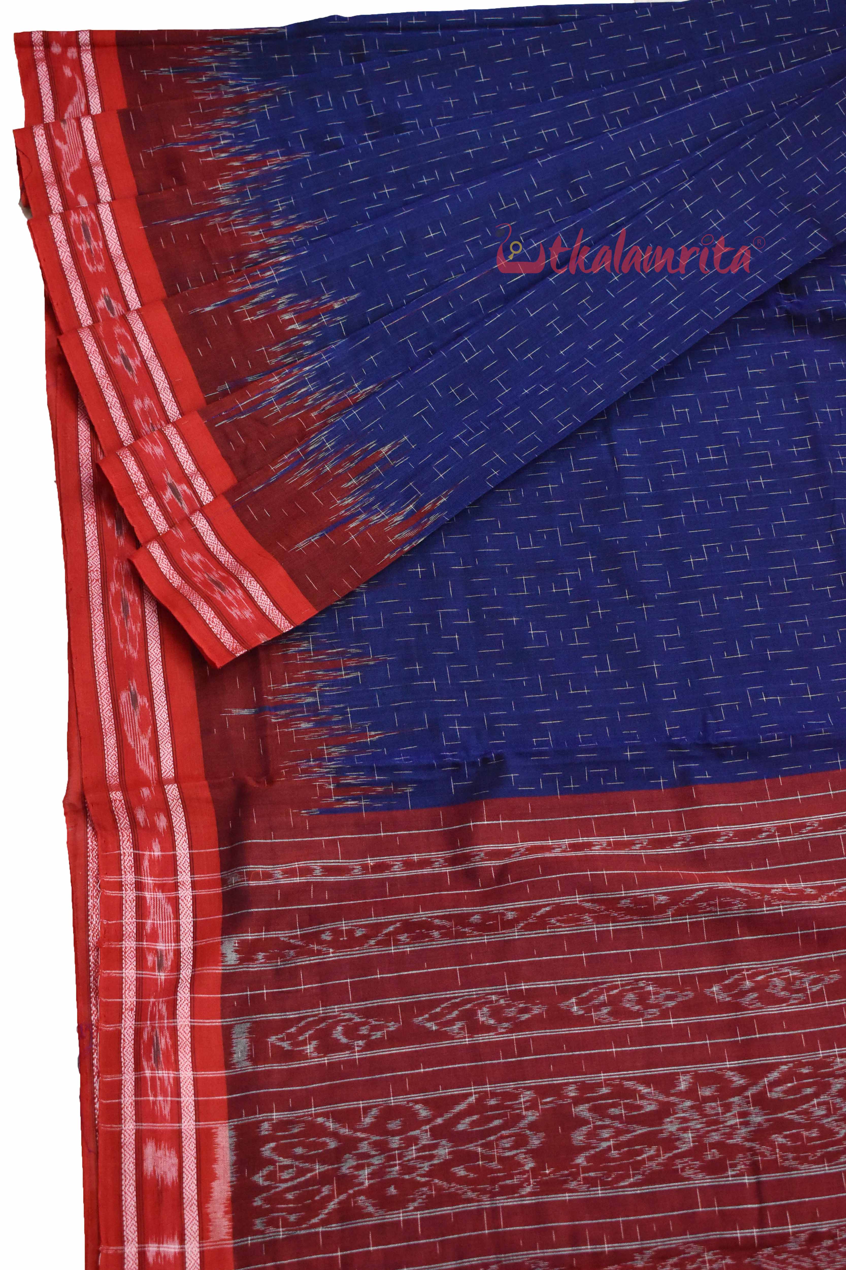 Navy Blue Red Jharana