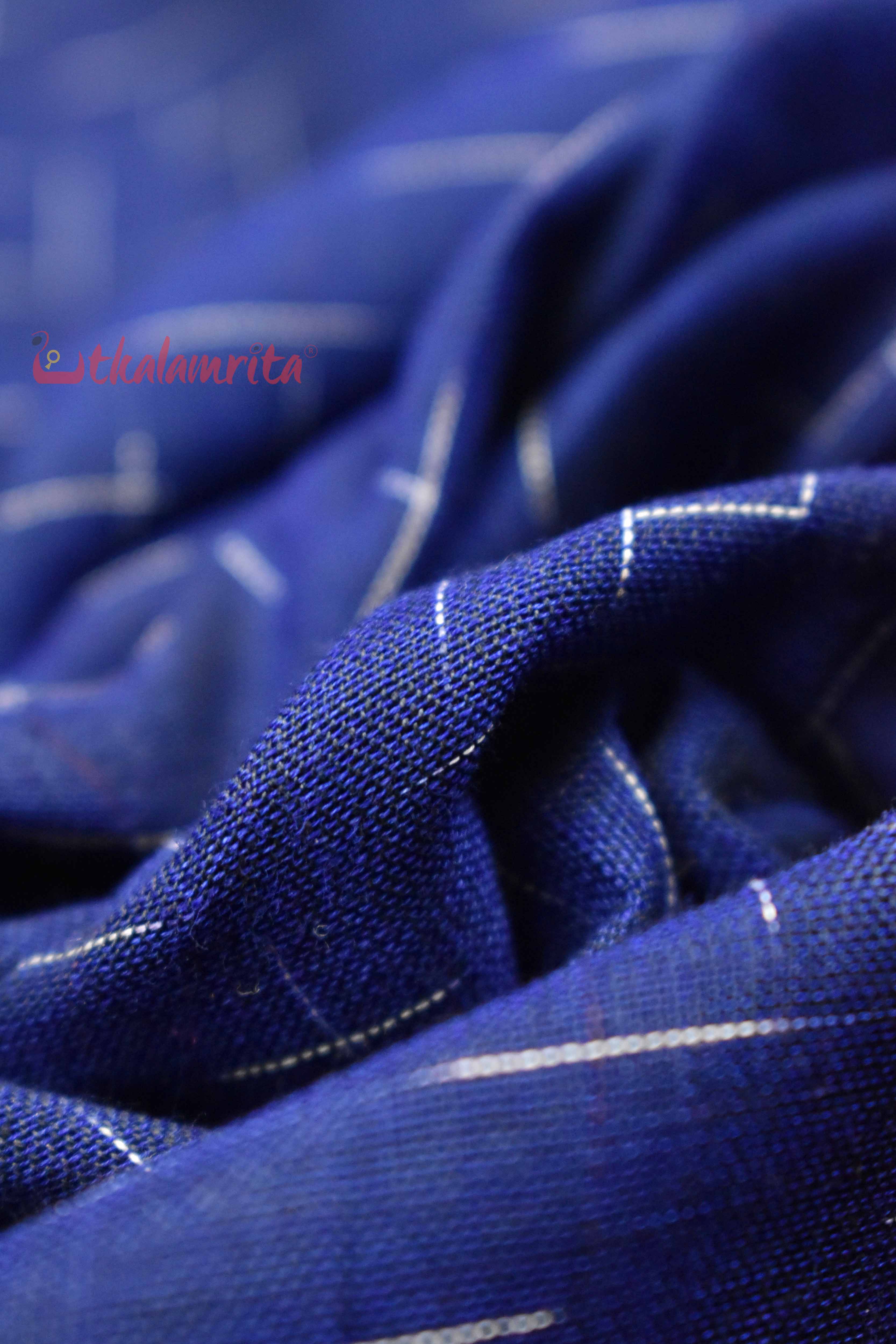 Navy Blue Red Jharana
