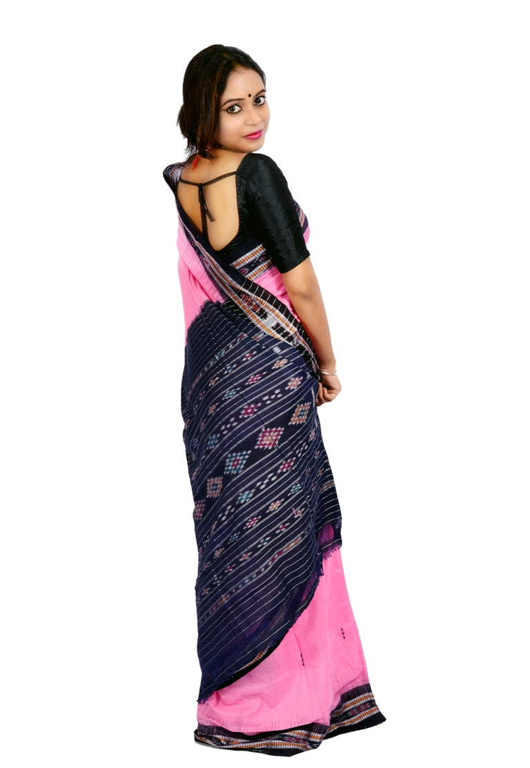 Pink Navy Blue Rekha Buti