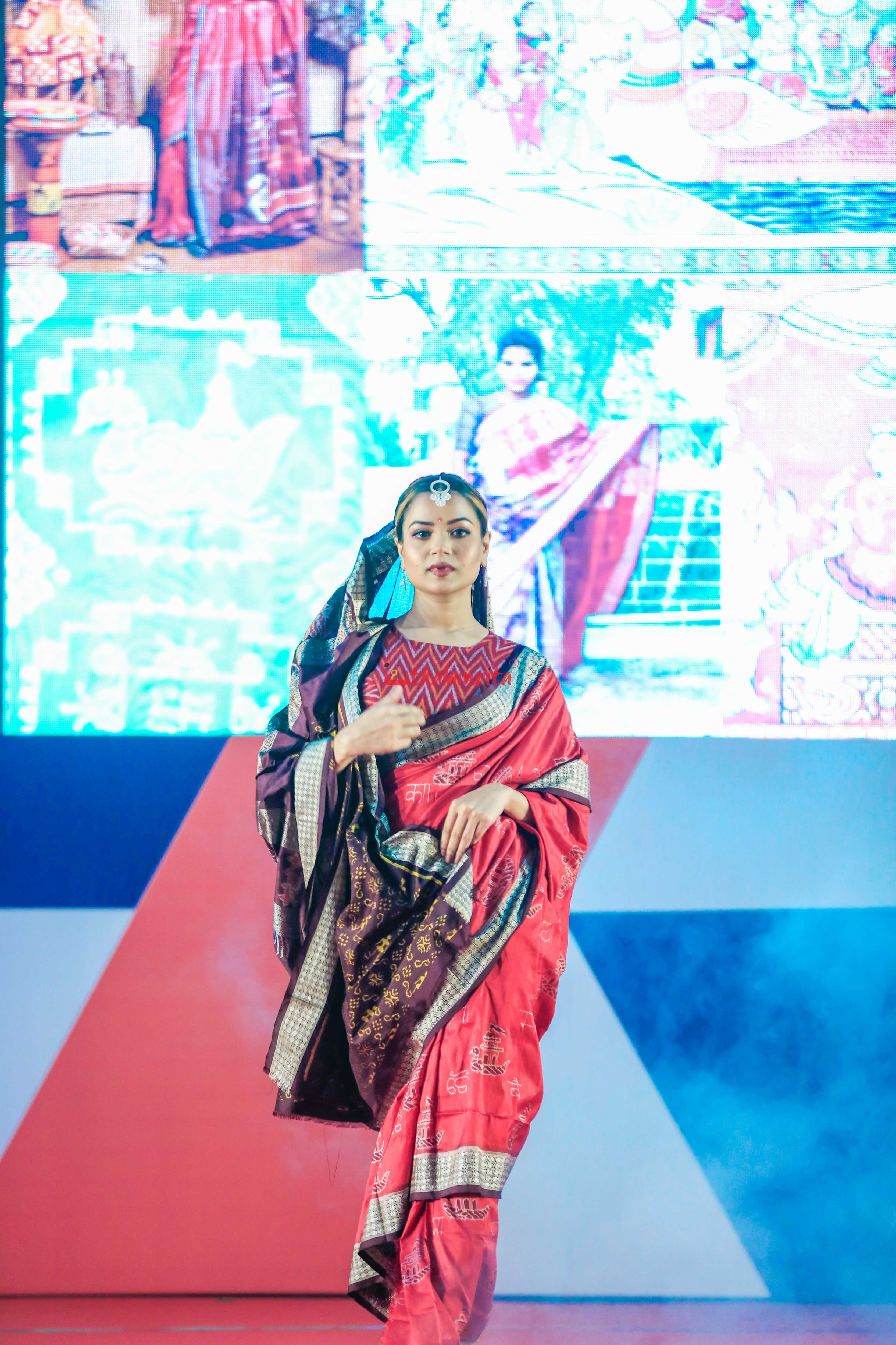 AA KA MA BOI Sambalpuri silk saree