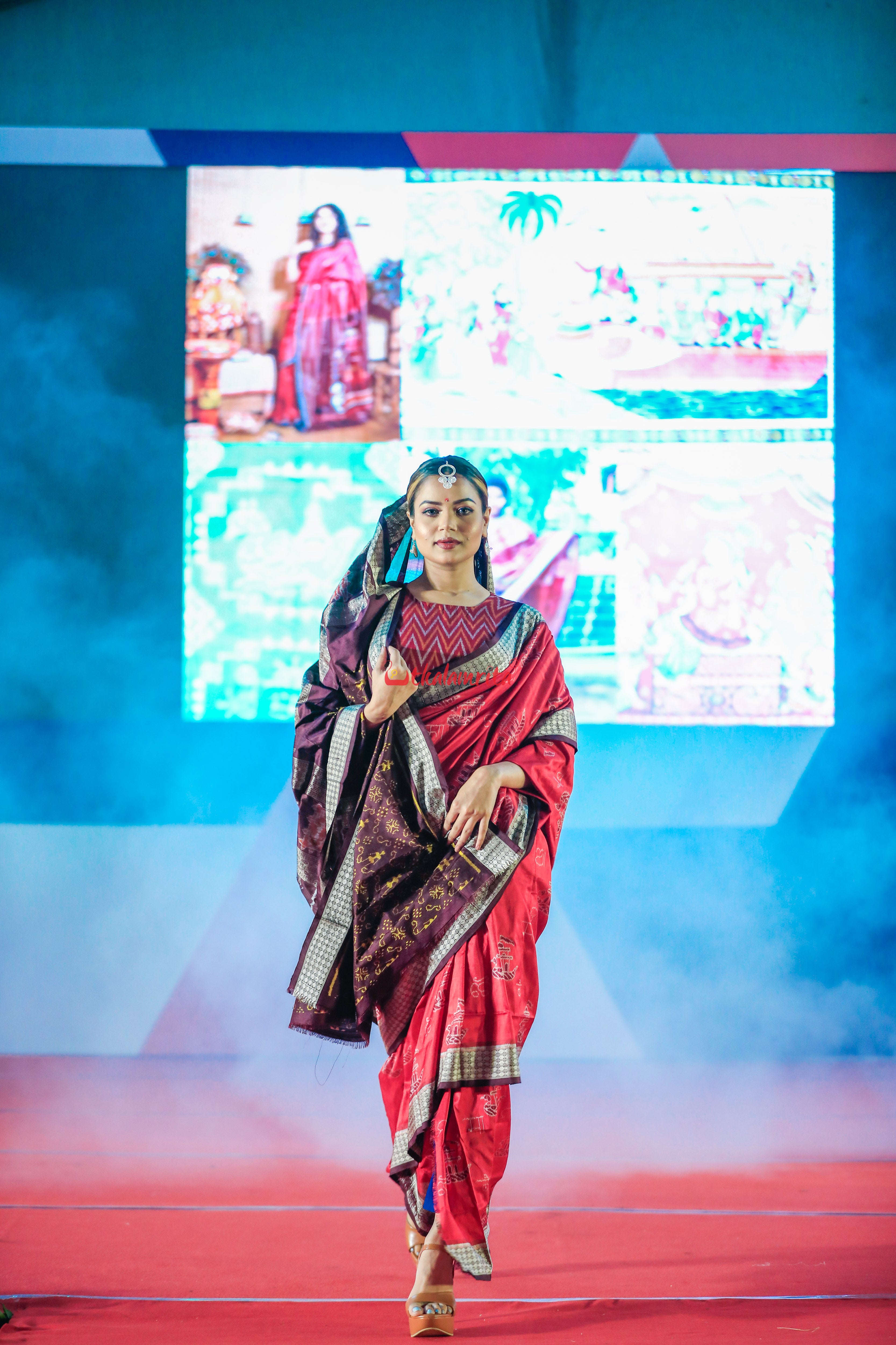 AA KA MA BOI Sambalpuri silk saree
