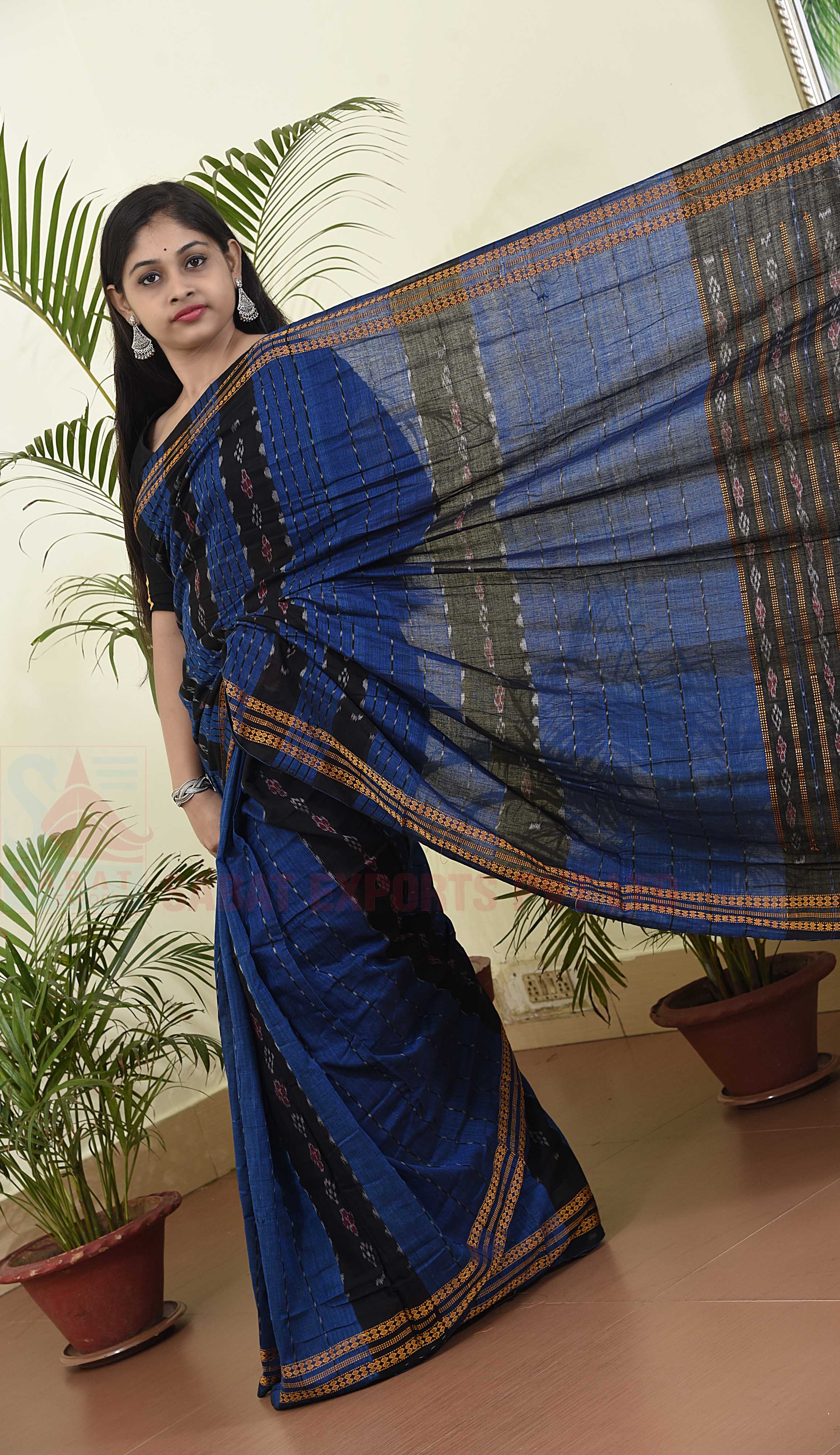 Blue Maala Bandha Ghagara