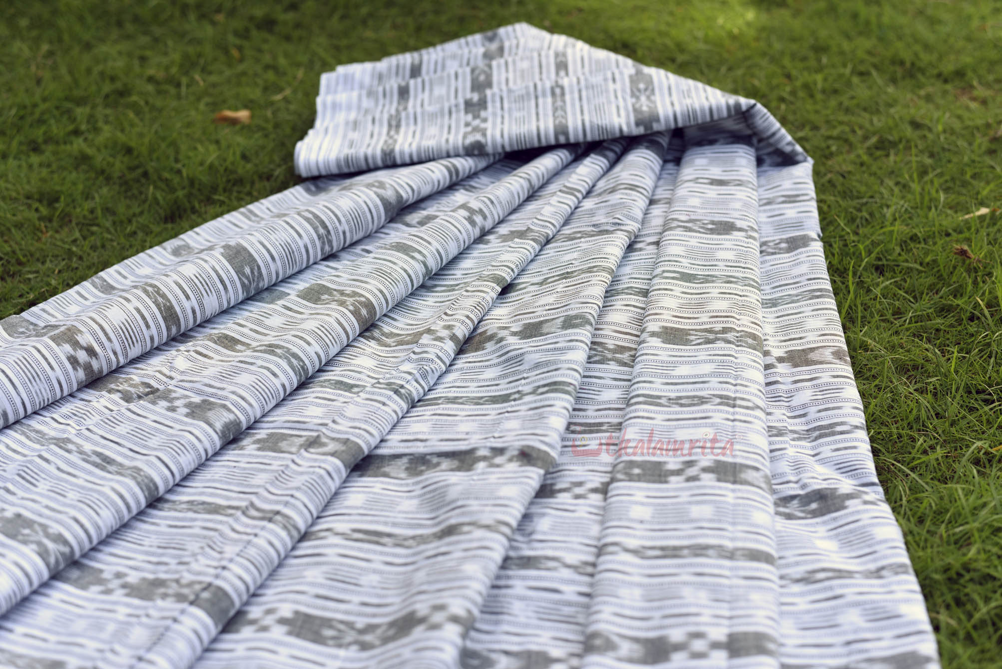 White Ikat (Fabric)