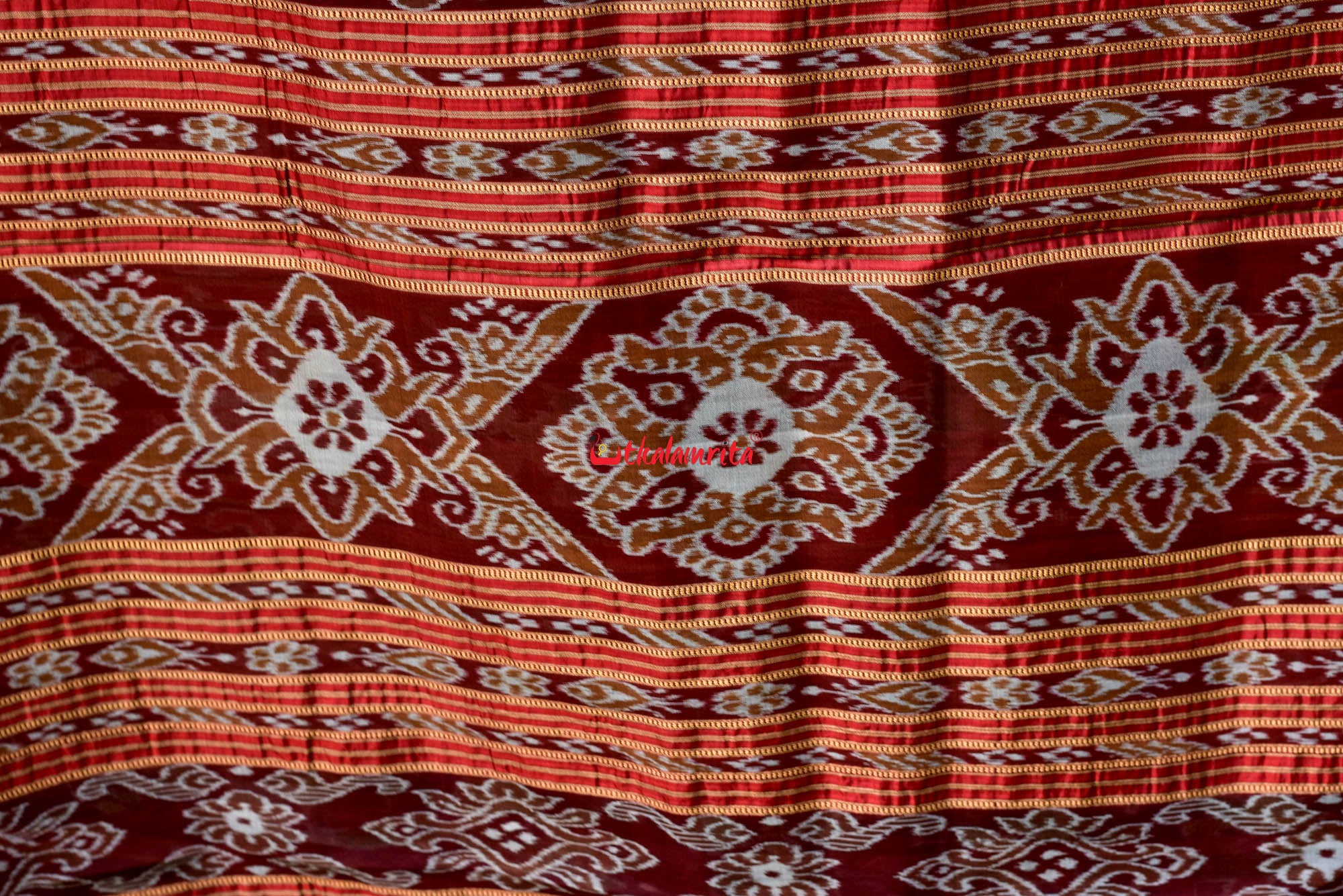 Black Nabakothi Dotted Silk Saree