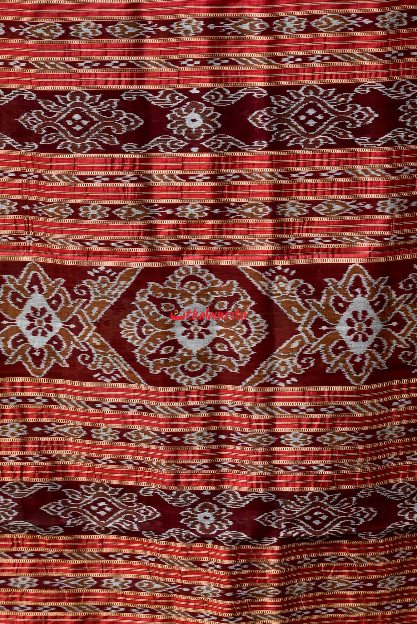 Black Nabakothi Dotted Silk Saree