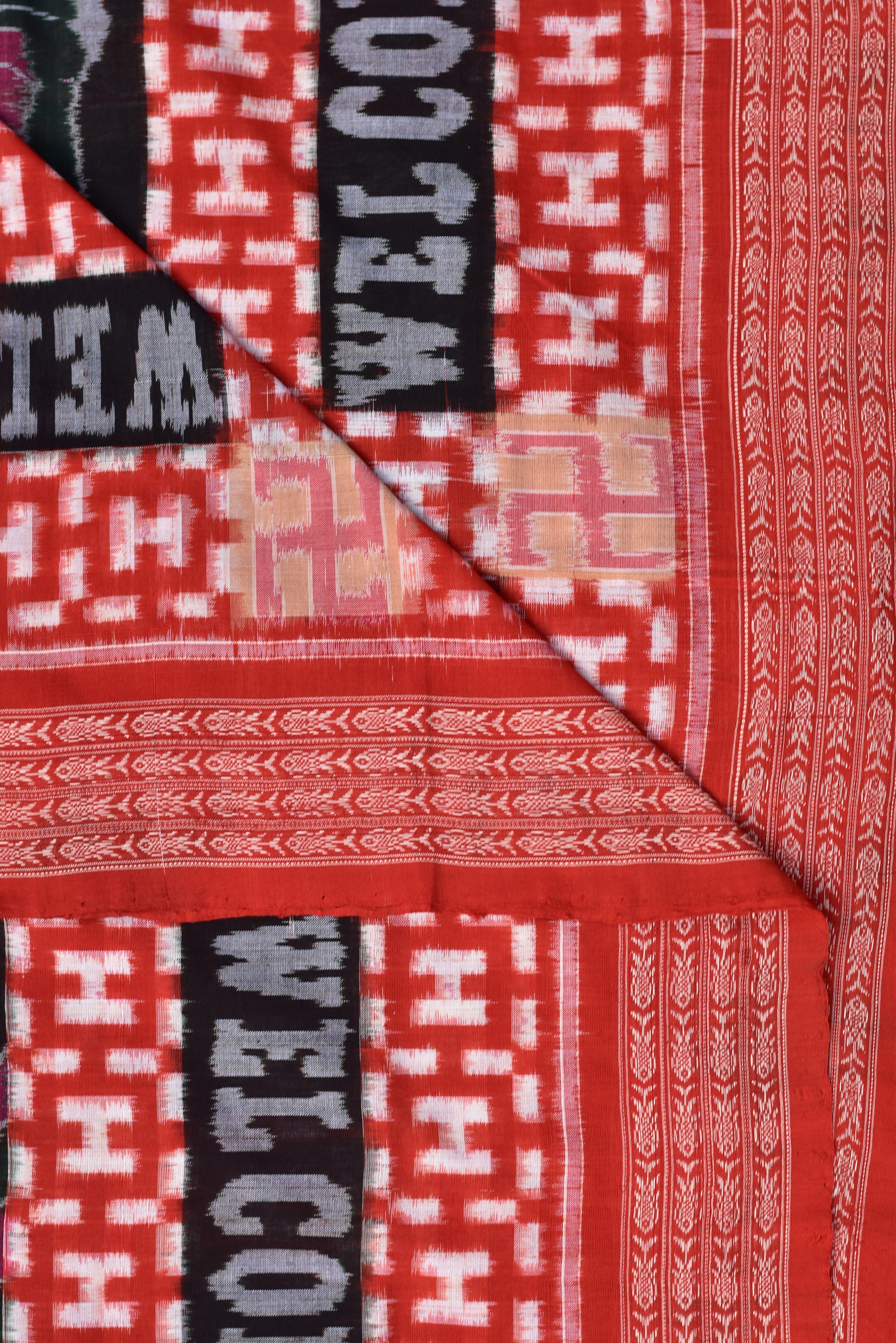 Welcome Sambalpuri Bandha Cotton Saree