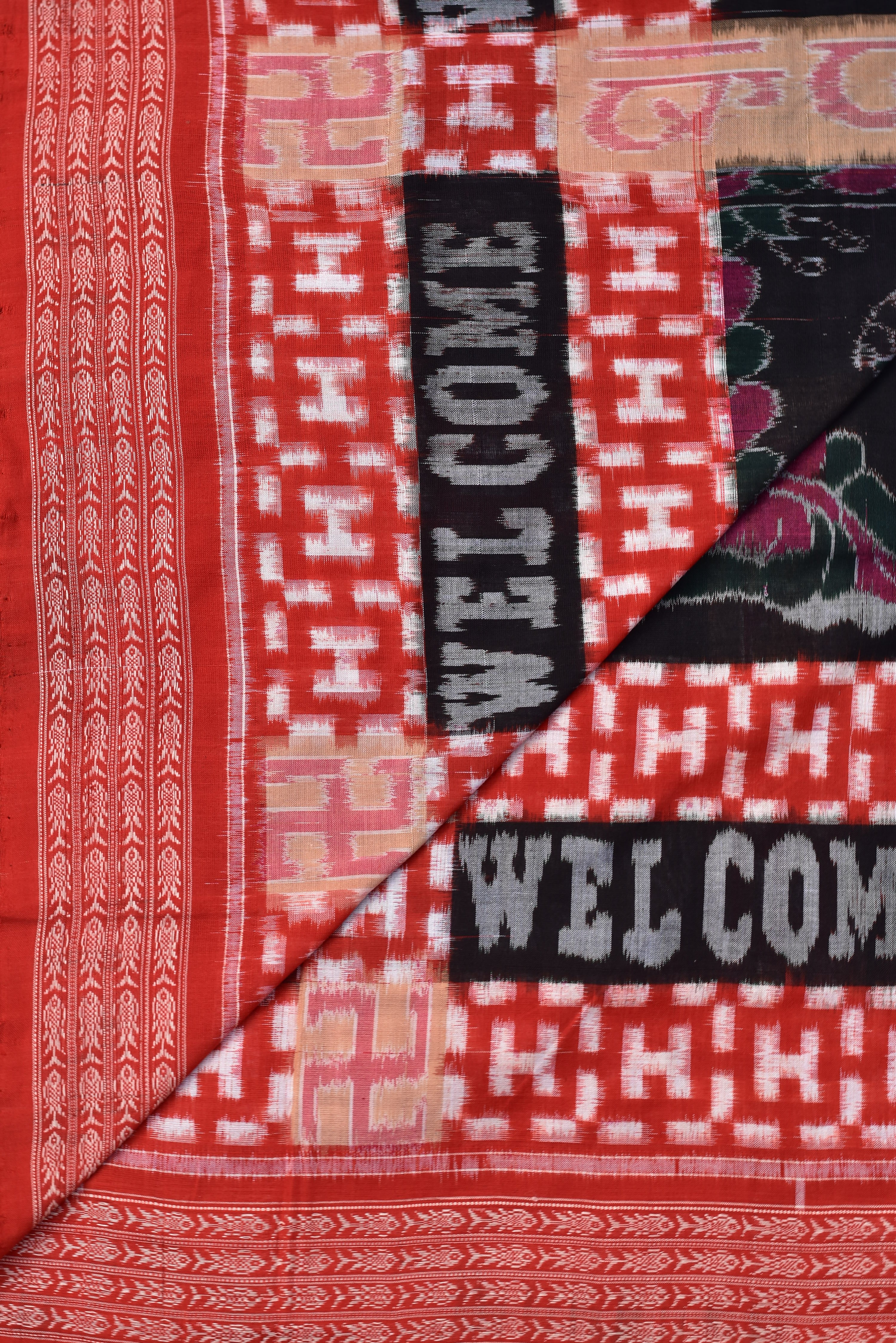 Welcome Sambalpuri Bandha Cotton Saree