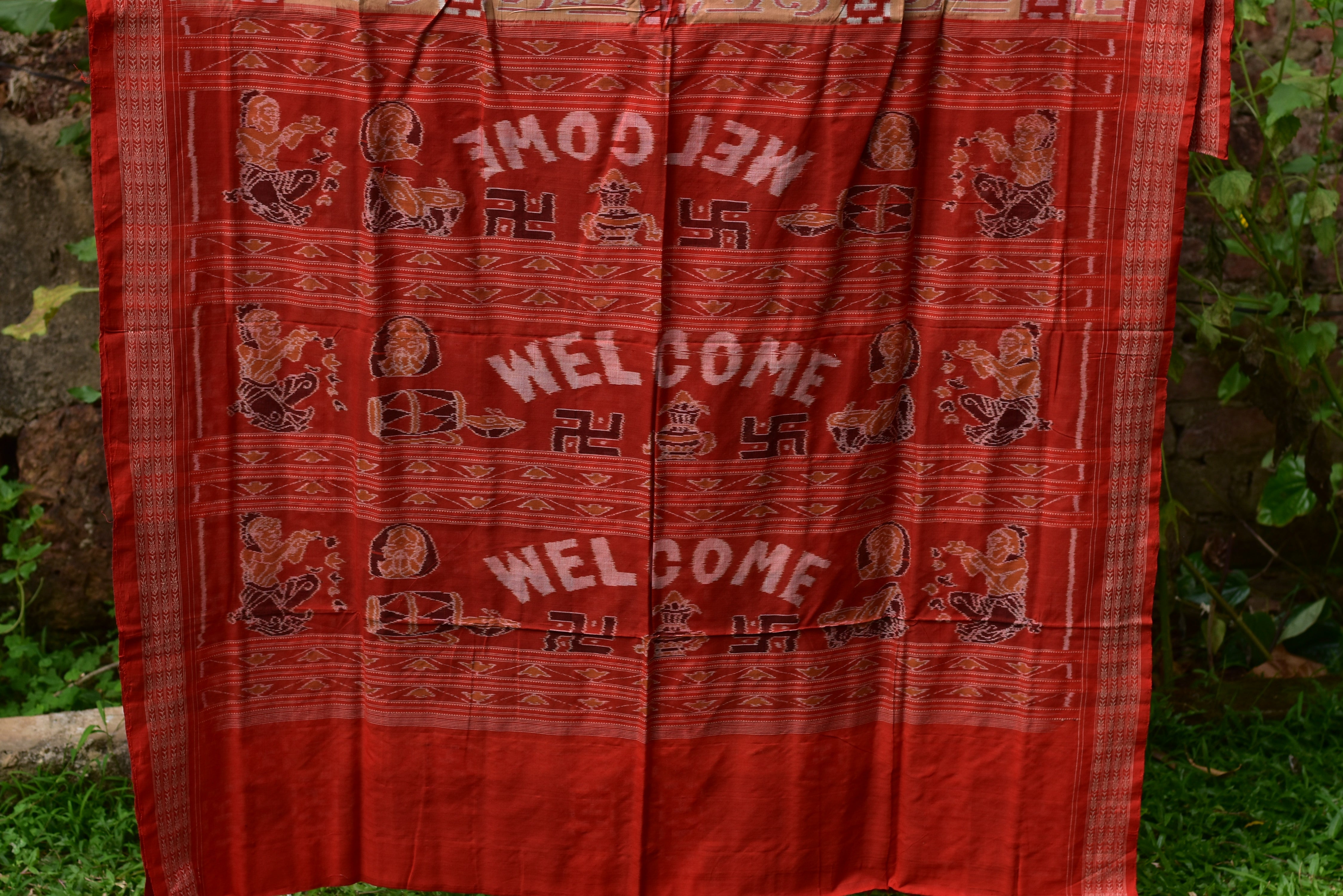 Welcome Sambalpuri Bandha Cotton Saree