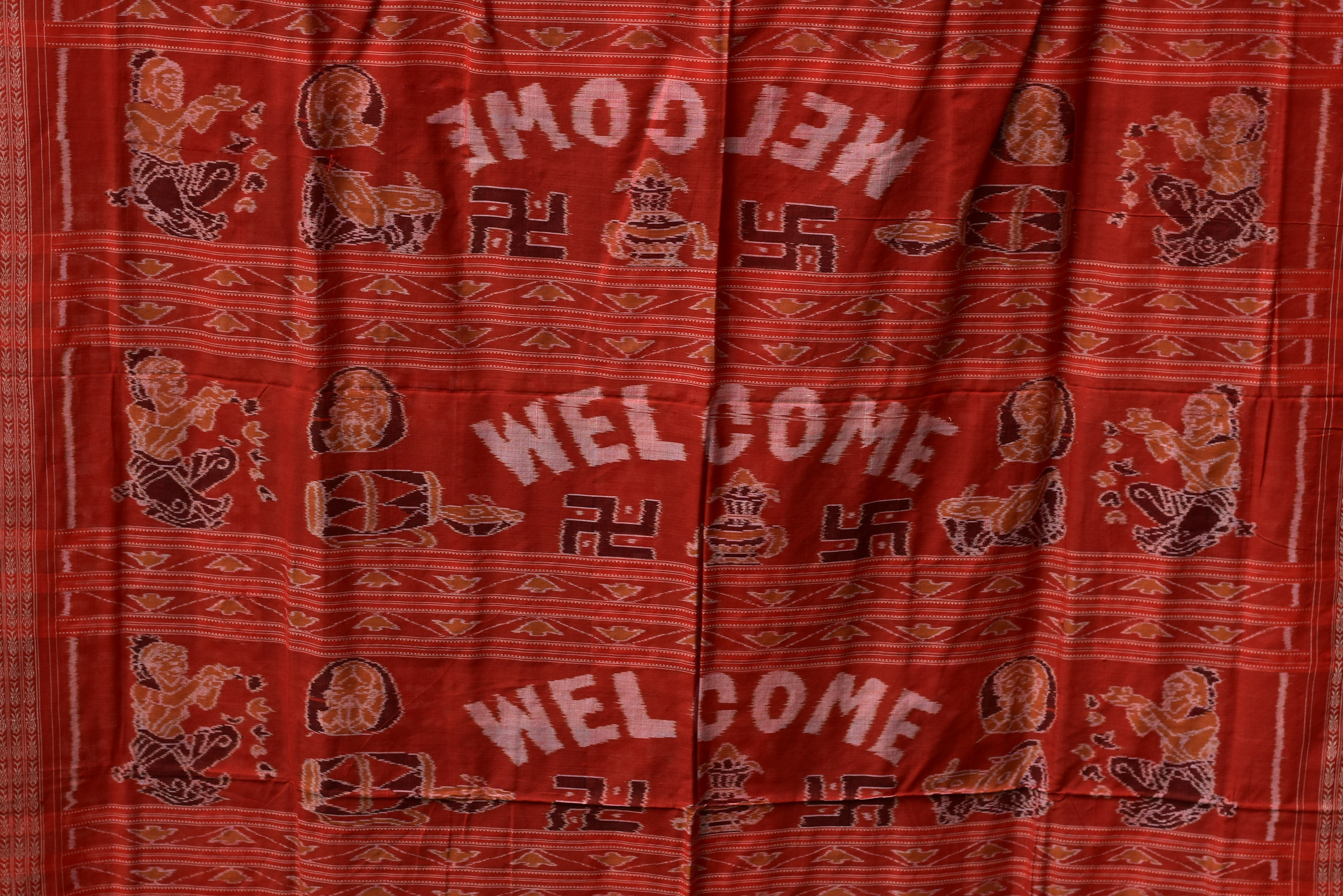 Welcome Sambalpuri Bandha Cotton Saree