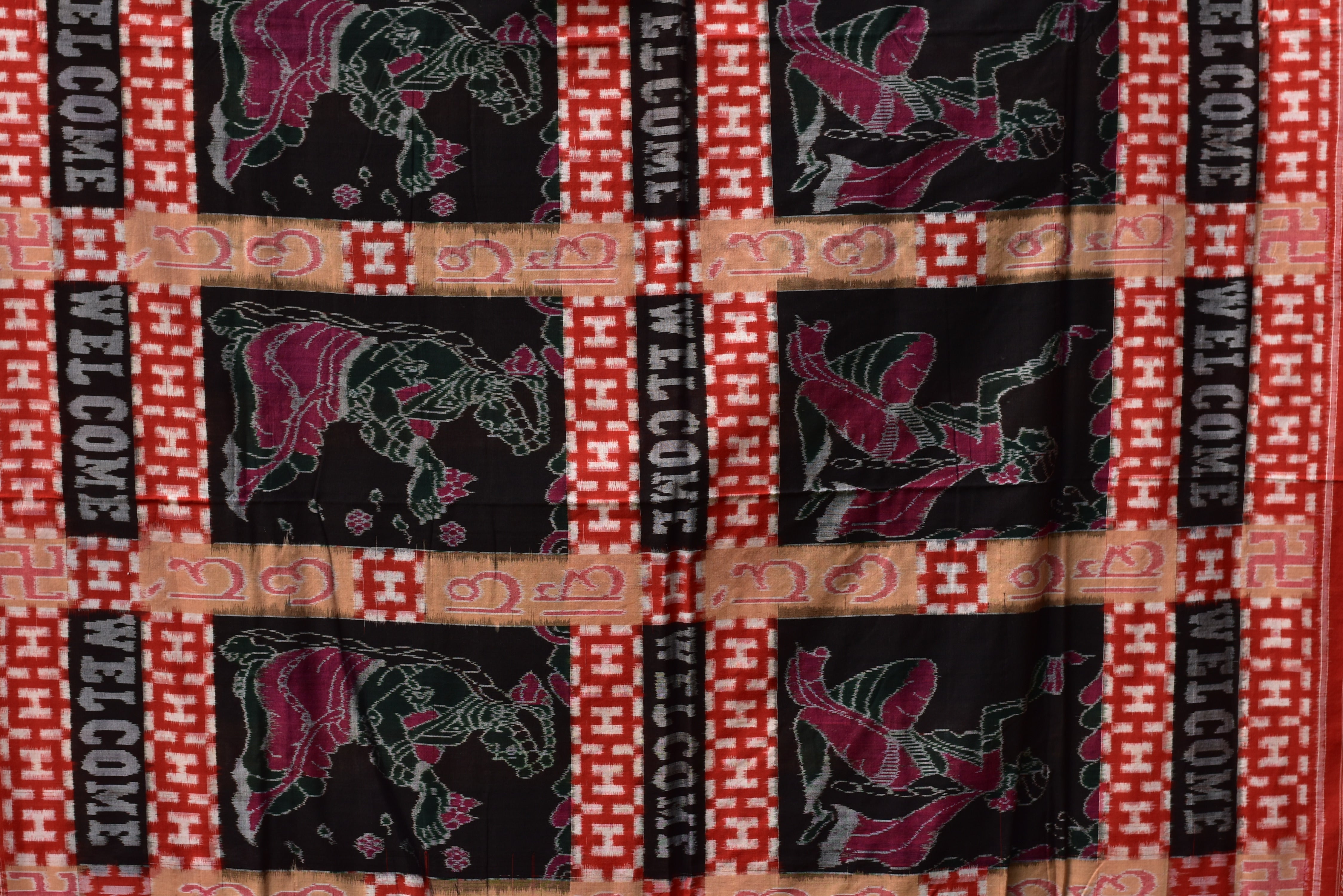 Welcome Sambalpuri Bandha Cotton Saree