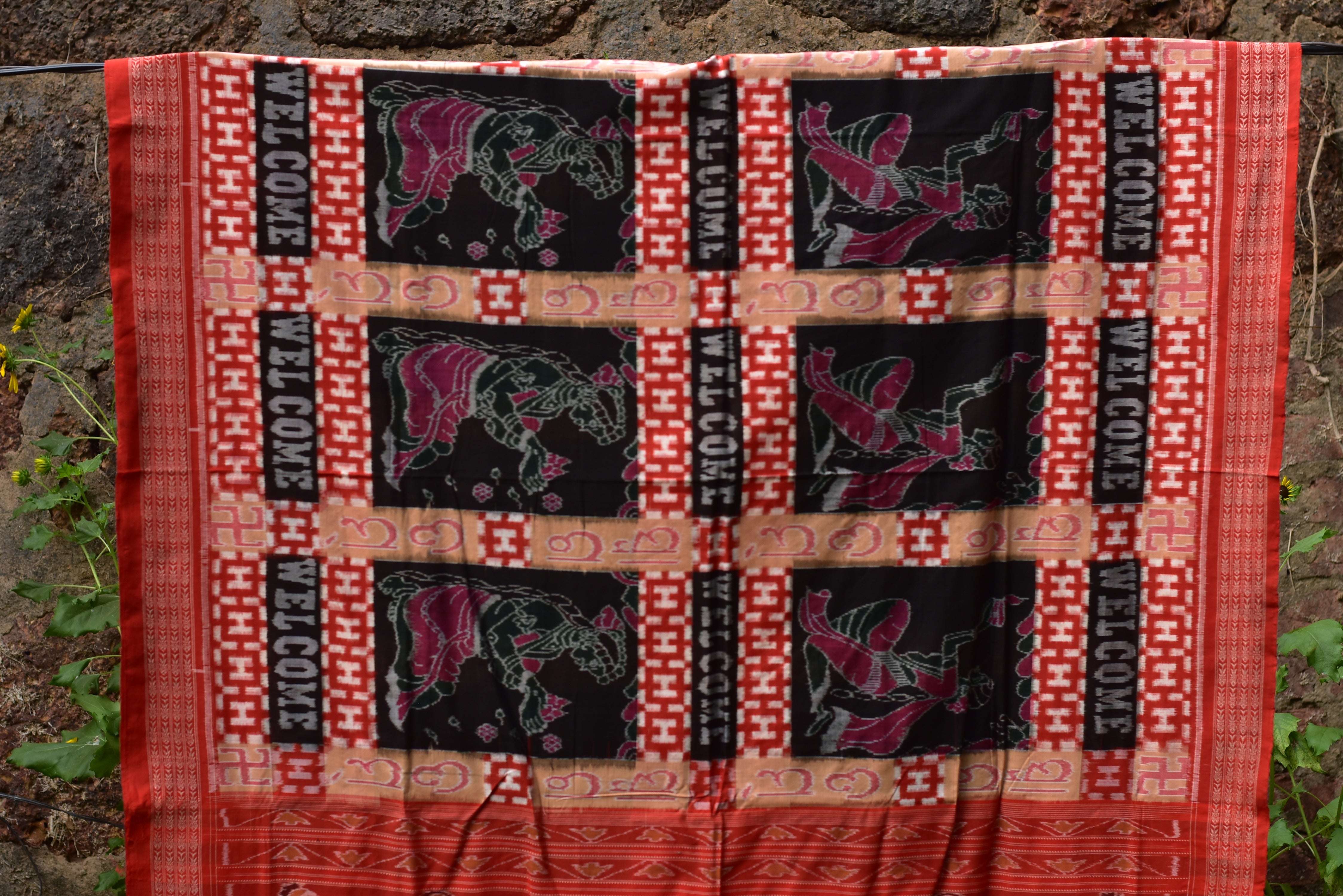 Welcome Sambalpuri Bandha Cotton Saree