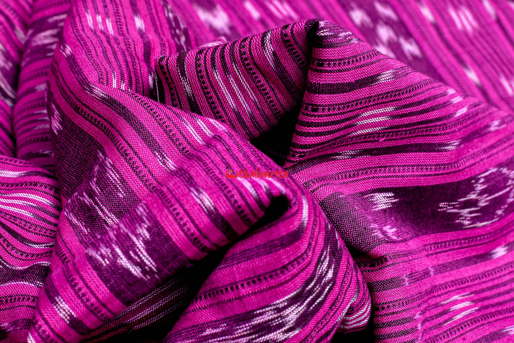 Dark Magenta Ikat (Fabric)
