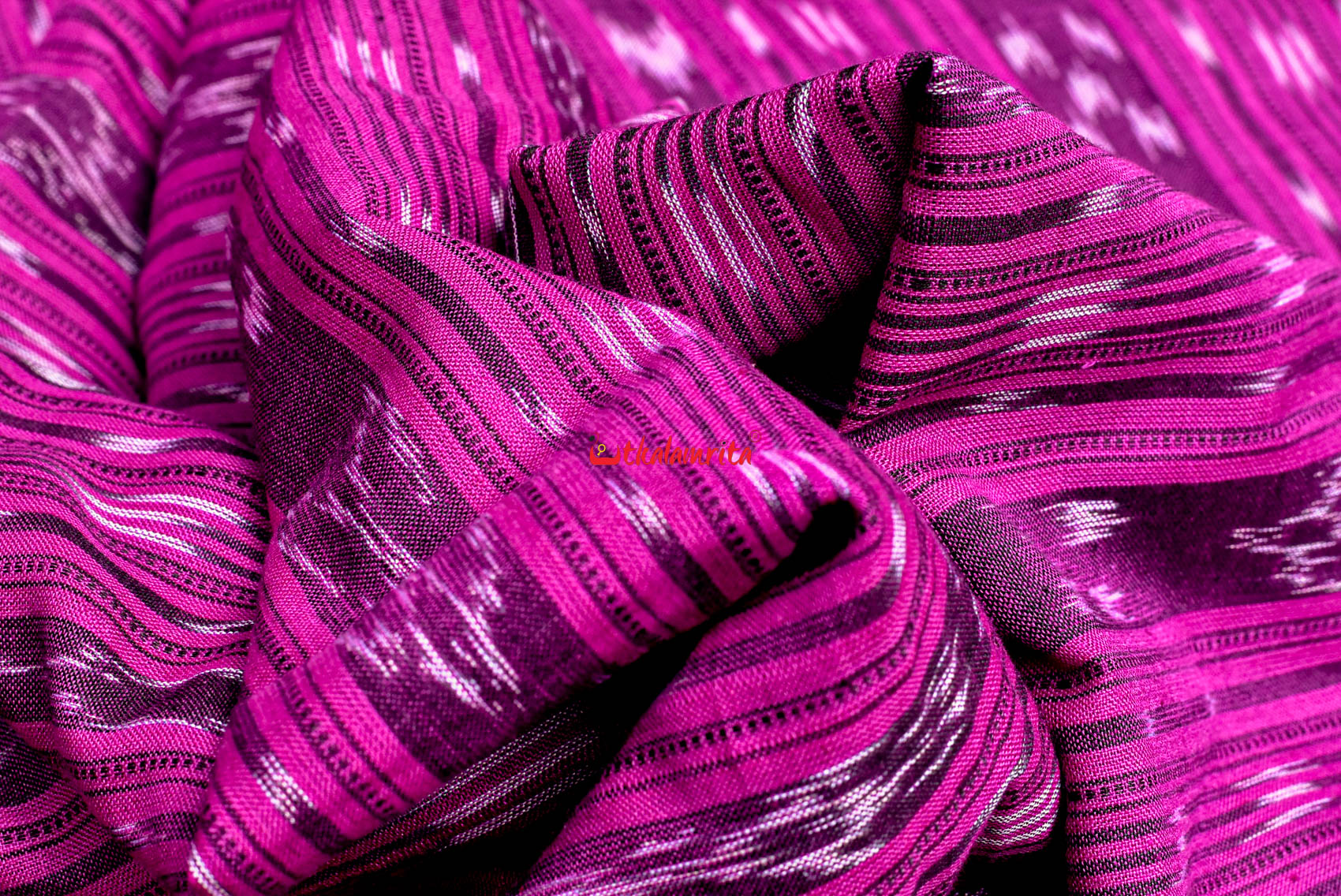 Dark Magenta Ikat (Fabric)