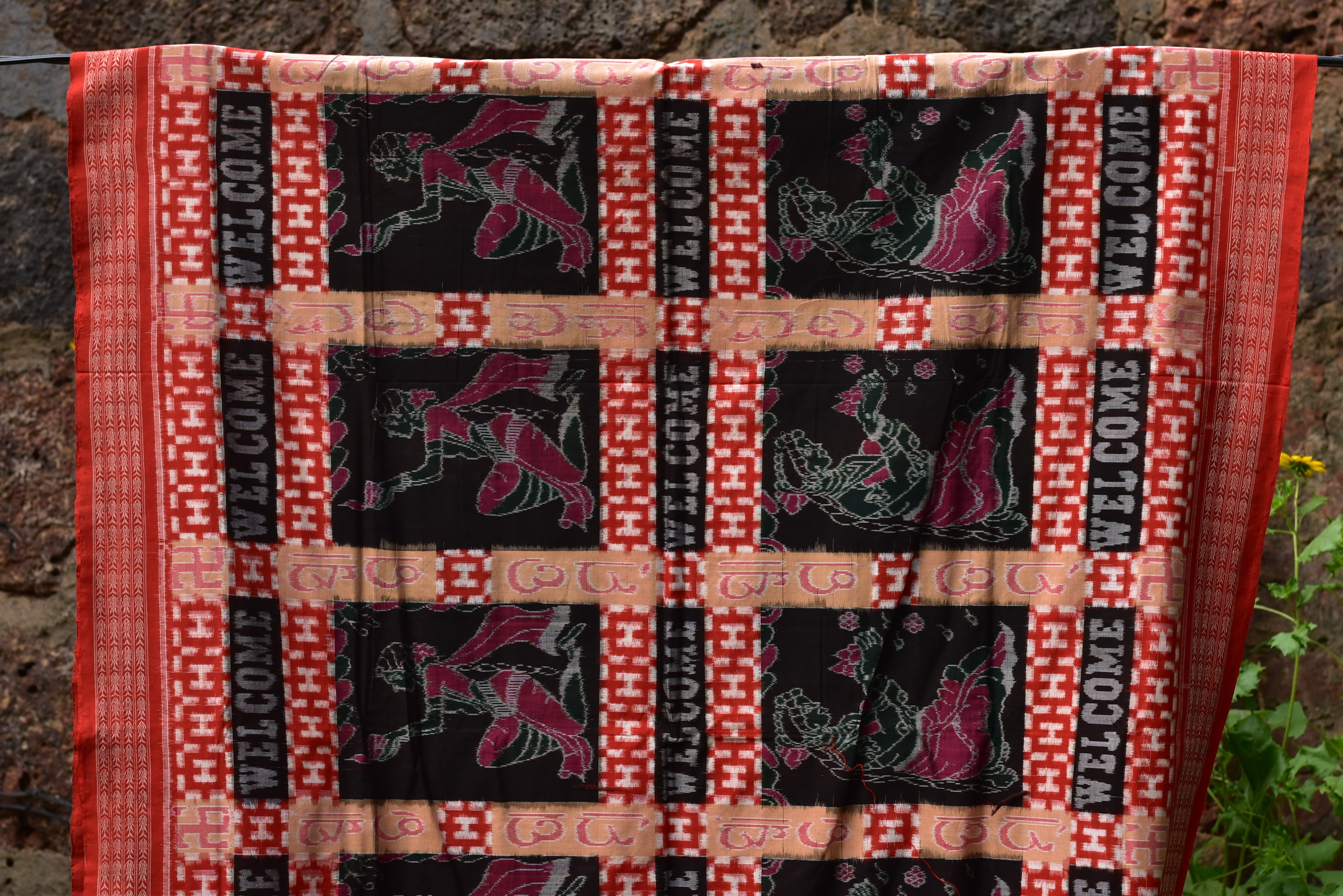 Welcome Sambalpuri Bandha Cotton Saree