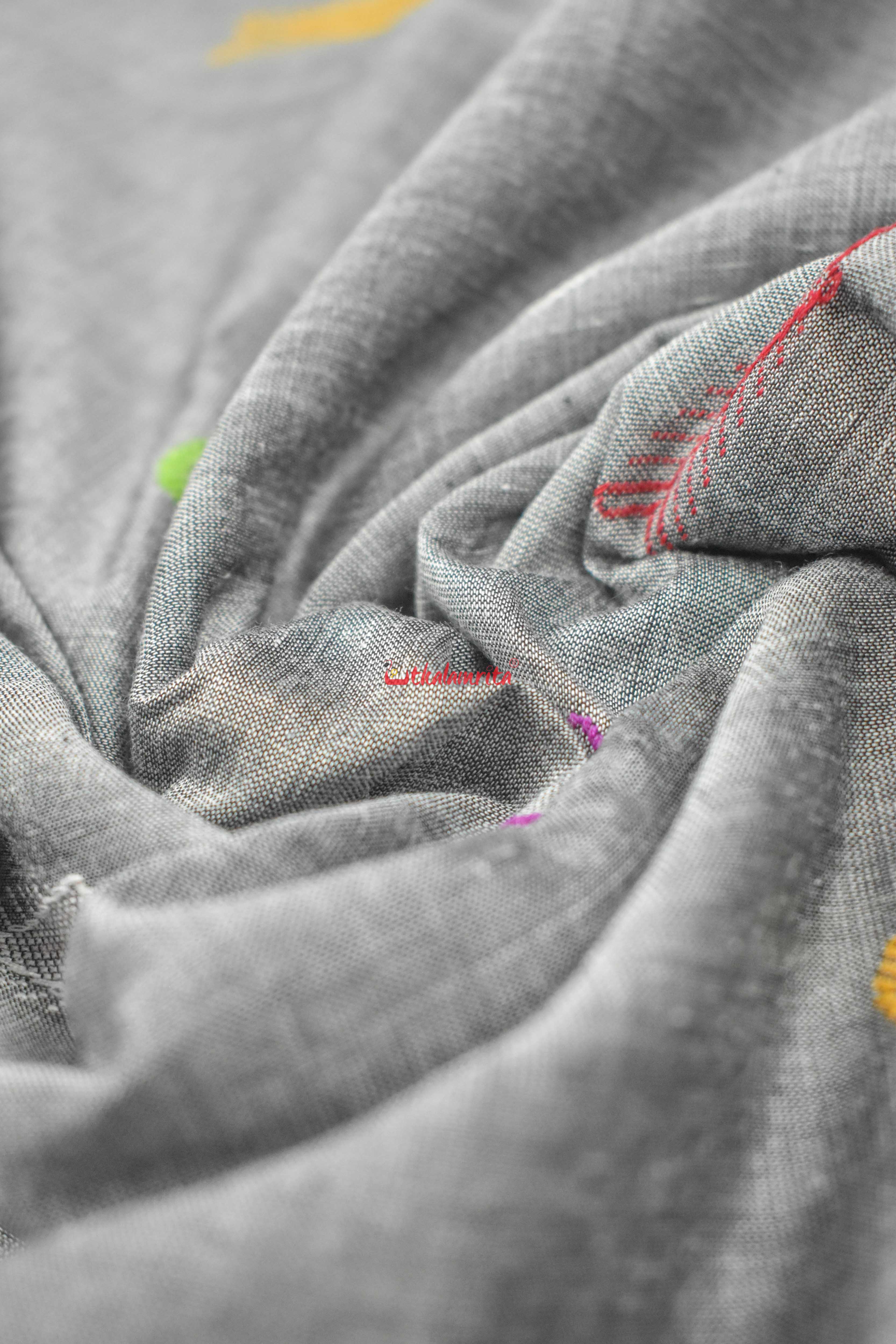 Forest Koala Bomkai Cotton Saree