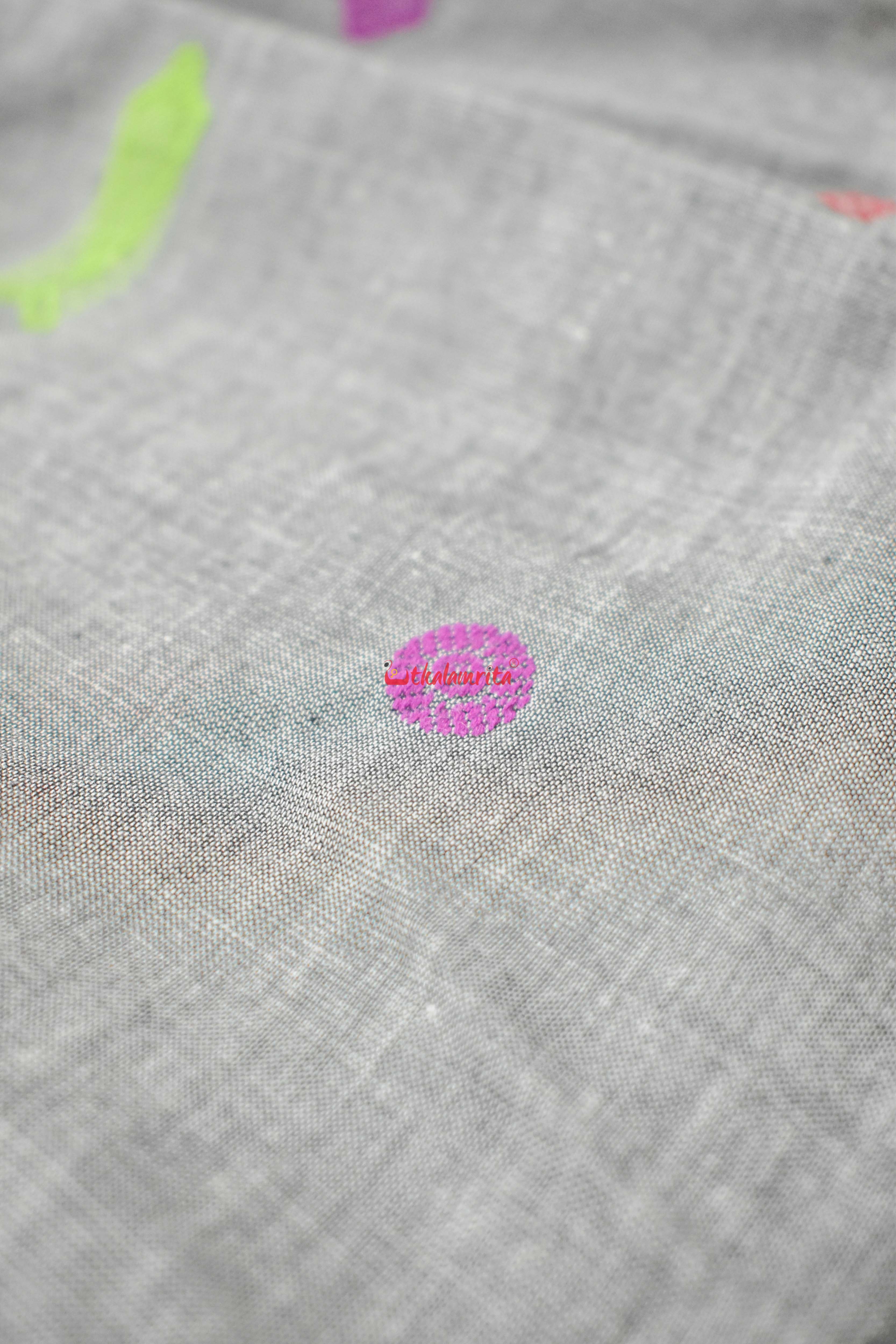 Forest Koala Bomkai Cotton Saree