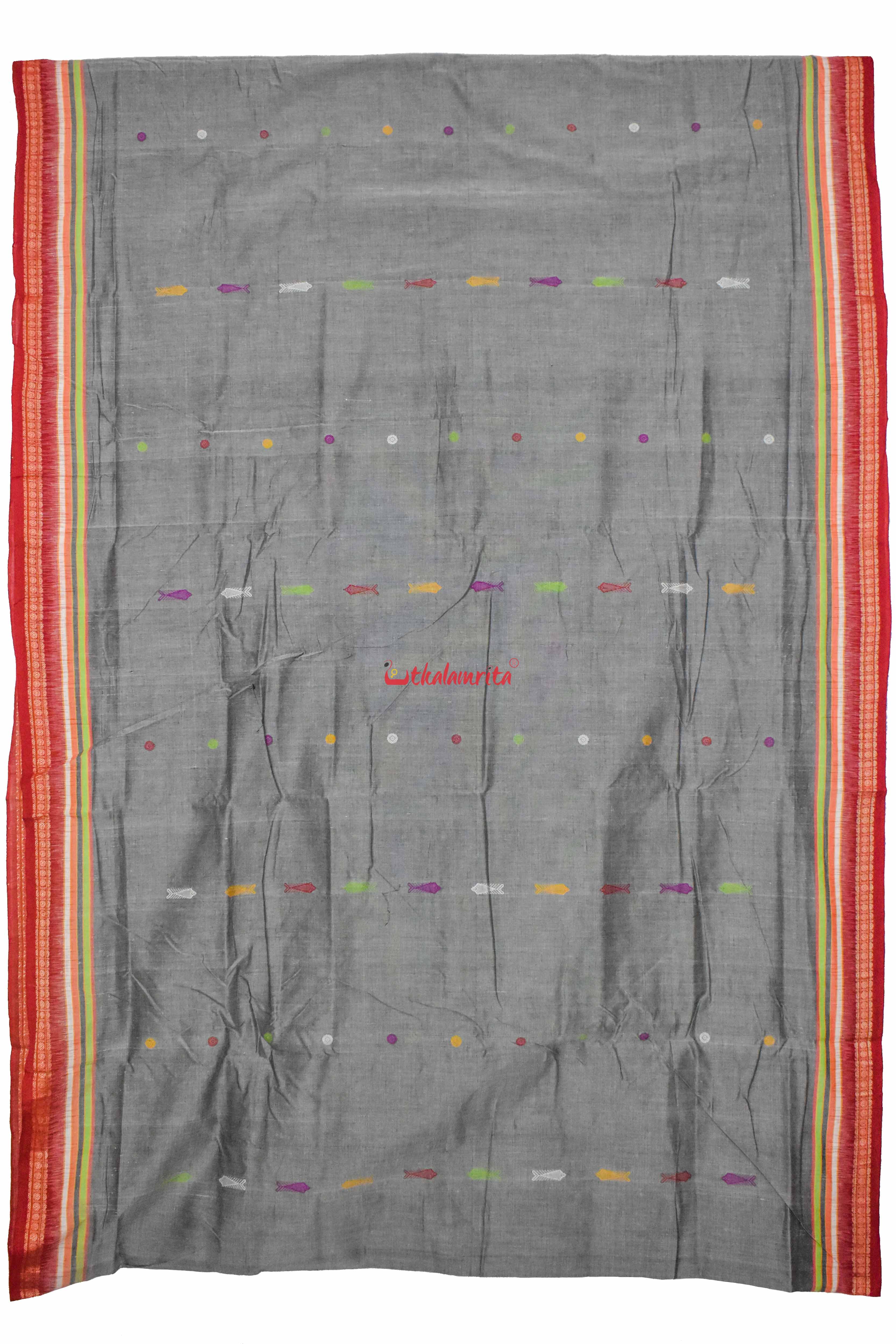 Forest Koala Bomkai Cotton Saree