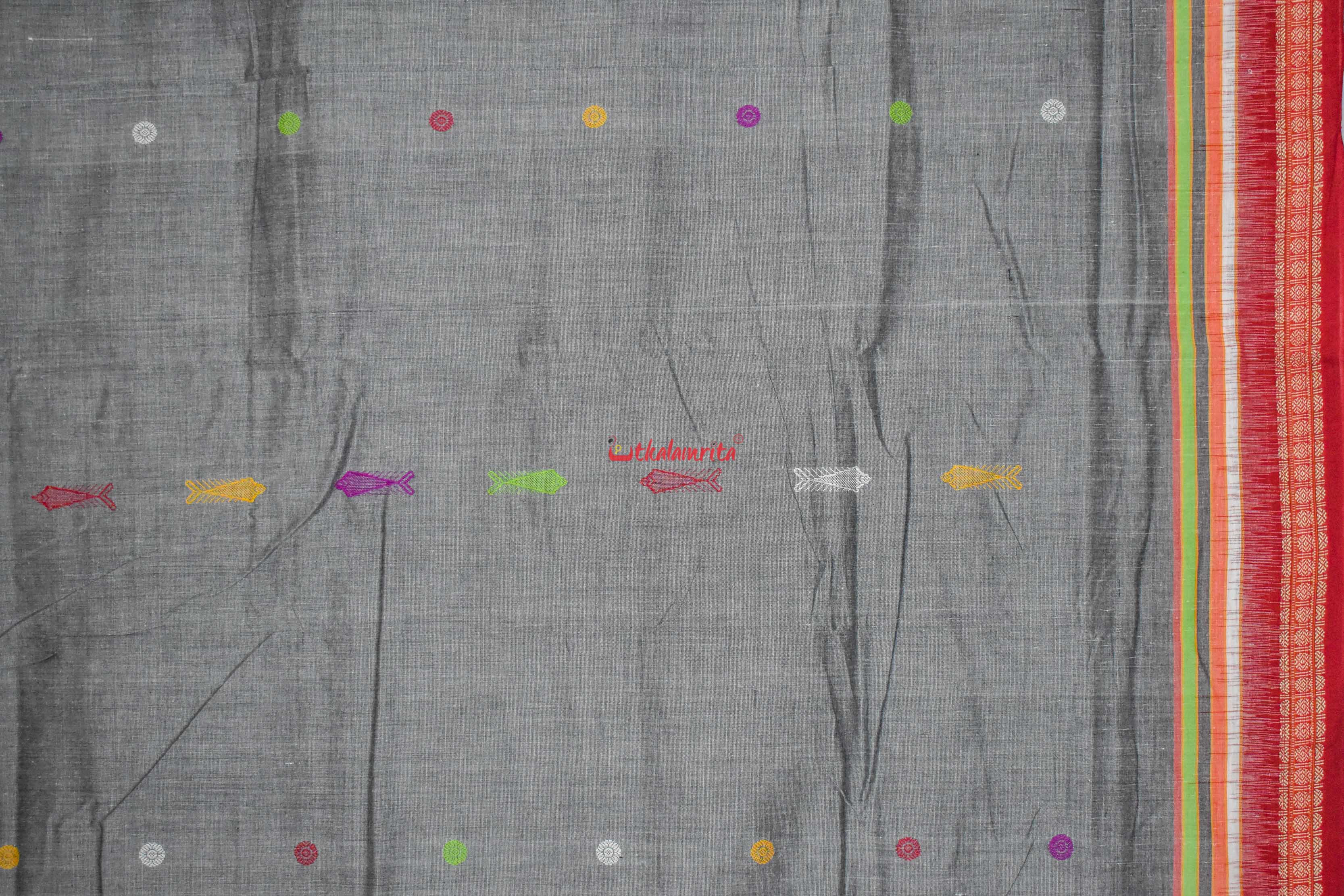 Forest Koala Bomkai Cotton Saree