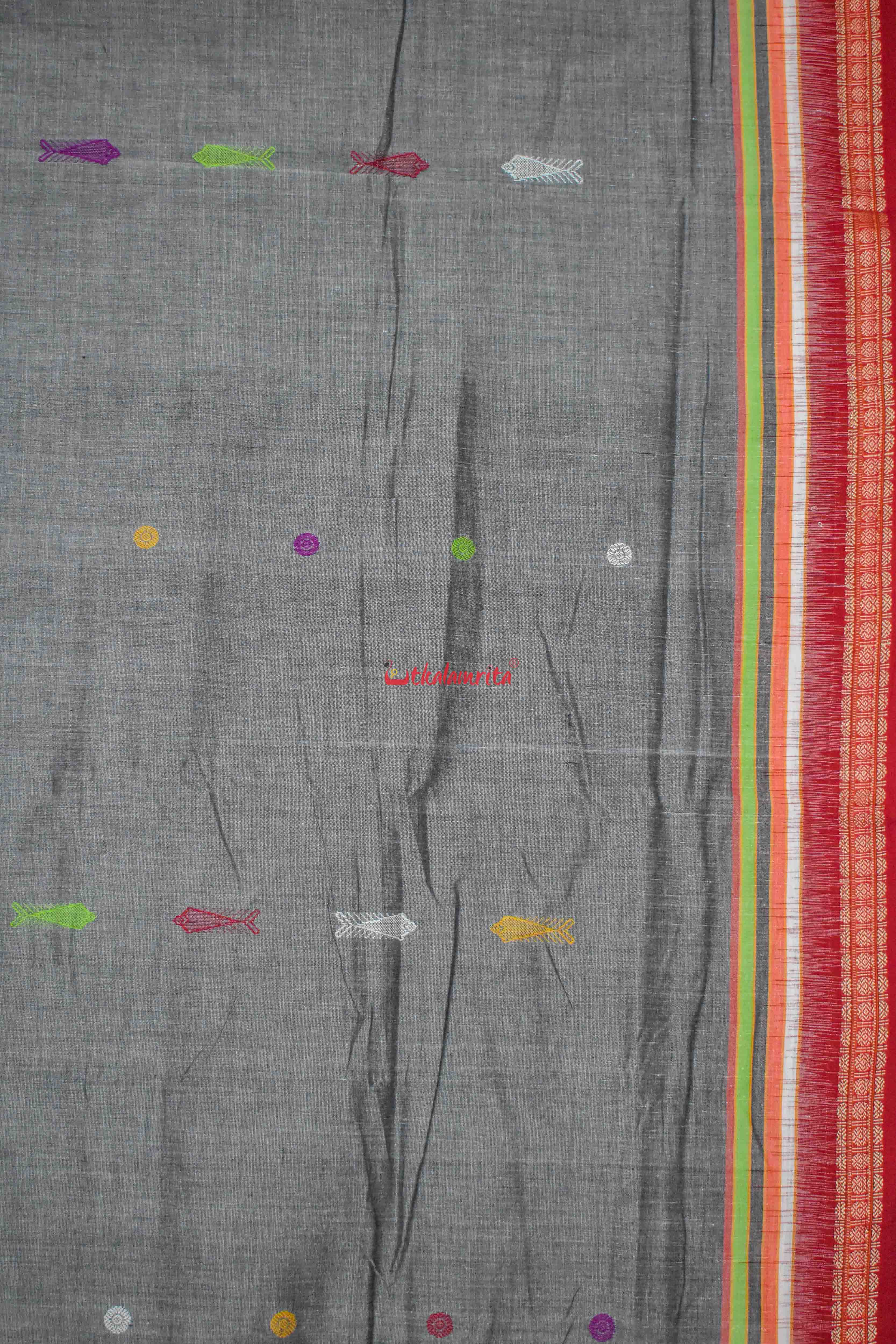 Forest Koala Bomkai Cotton Saree