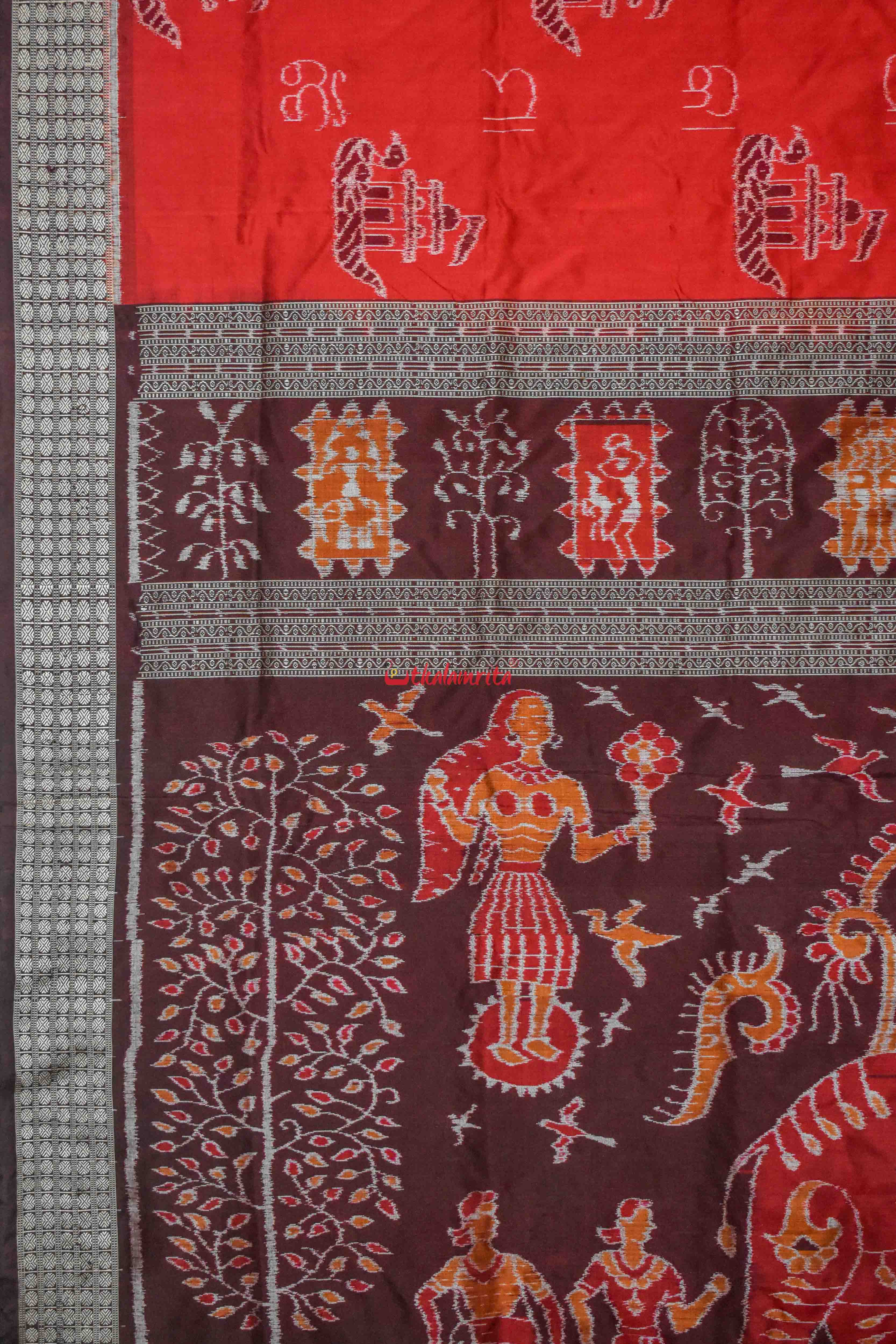 AA KA MA BOI Sambalpuri silk saree