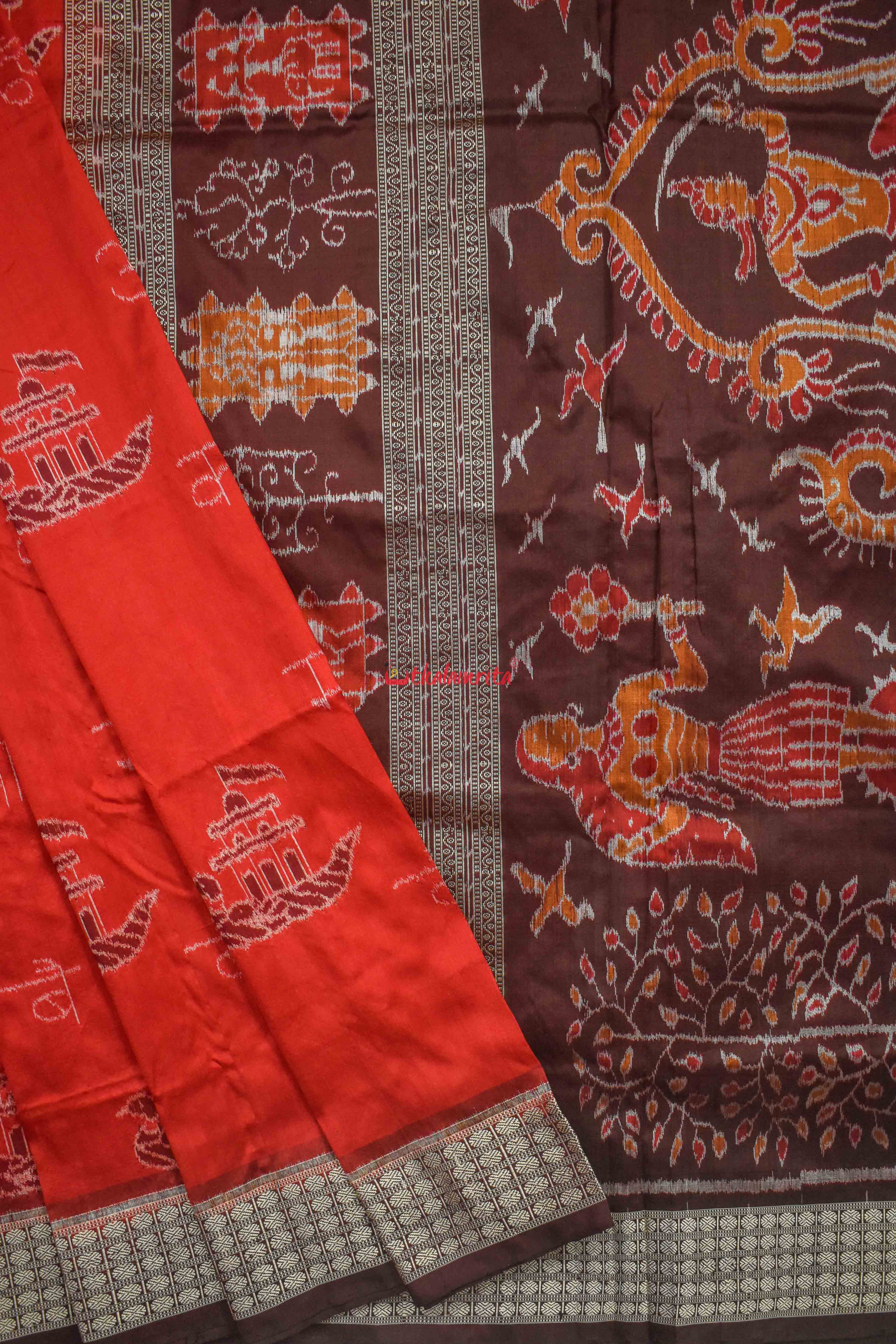 AA KA MA BOI Sambalpuri silk saree