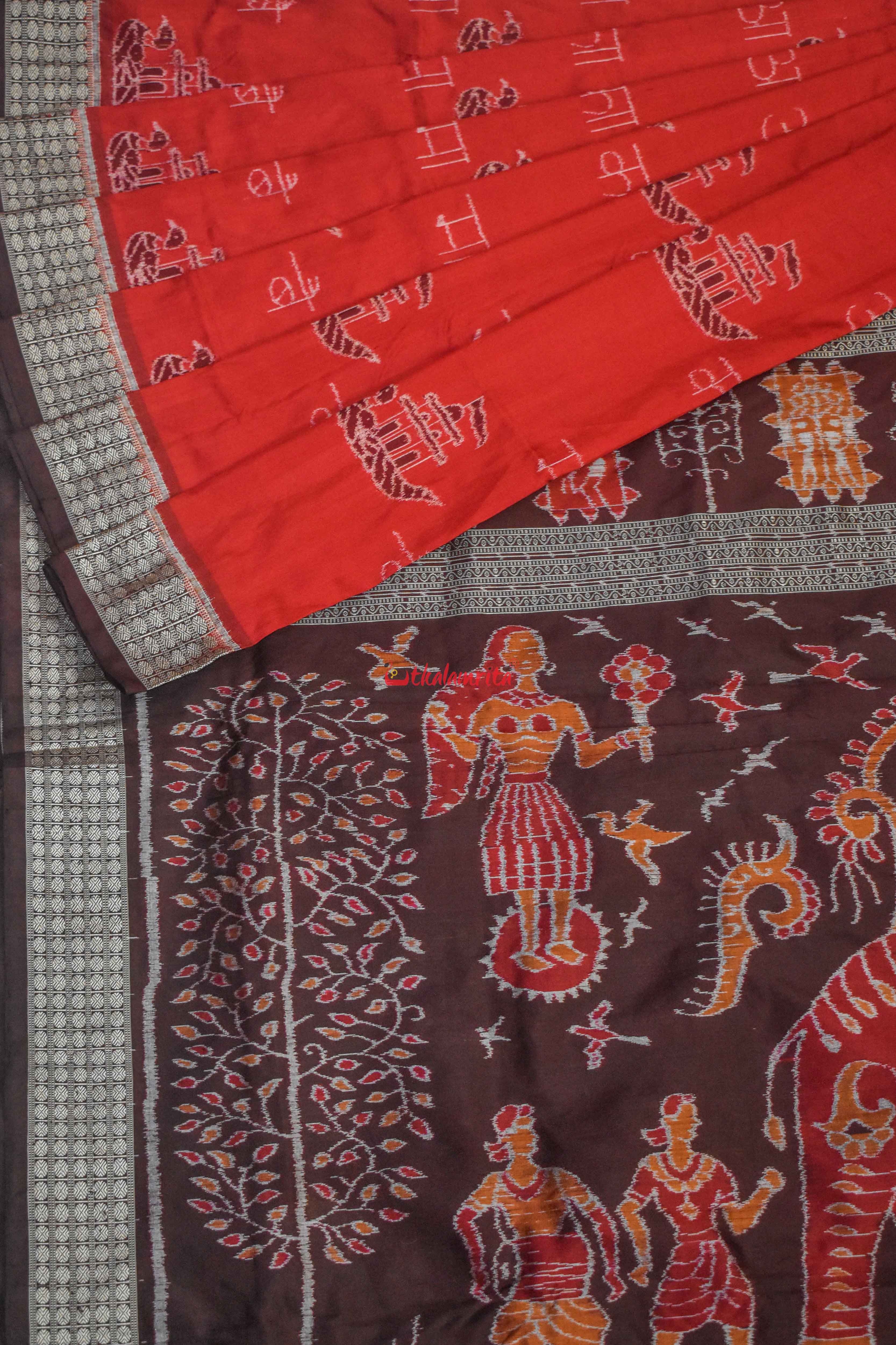 AA KA MA BOI Sambalpuri silk saree