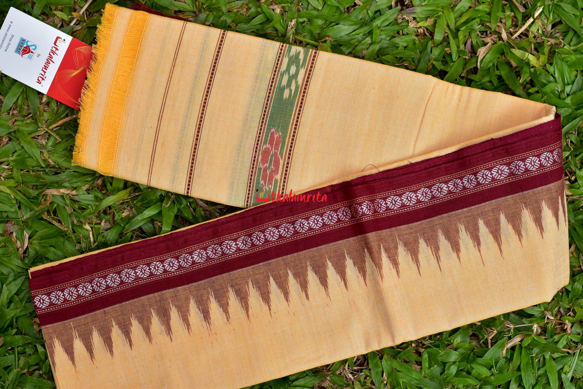 Yellow Maroon (Gamuchha)