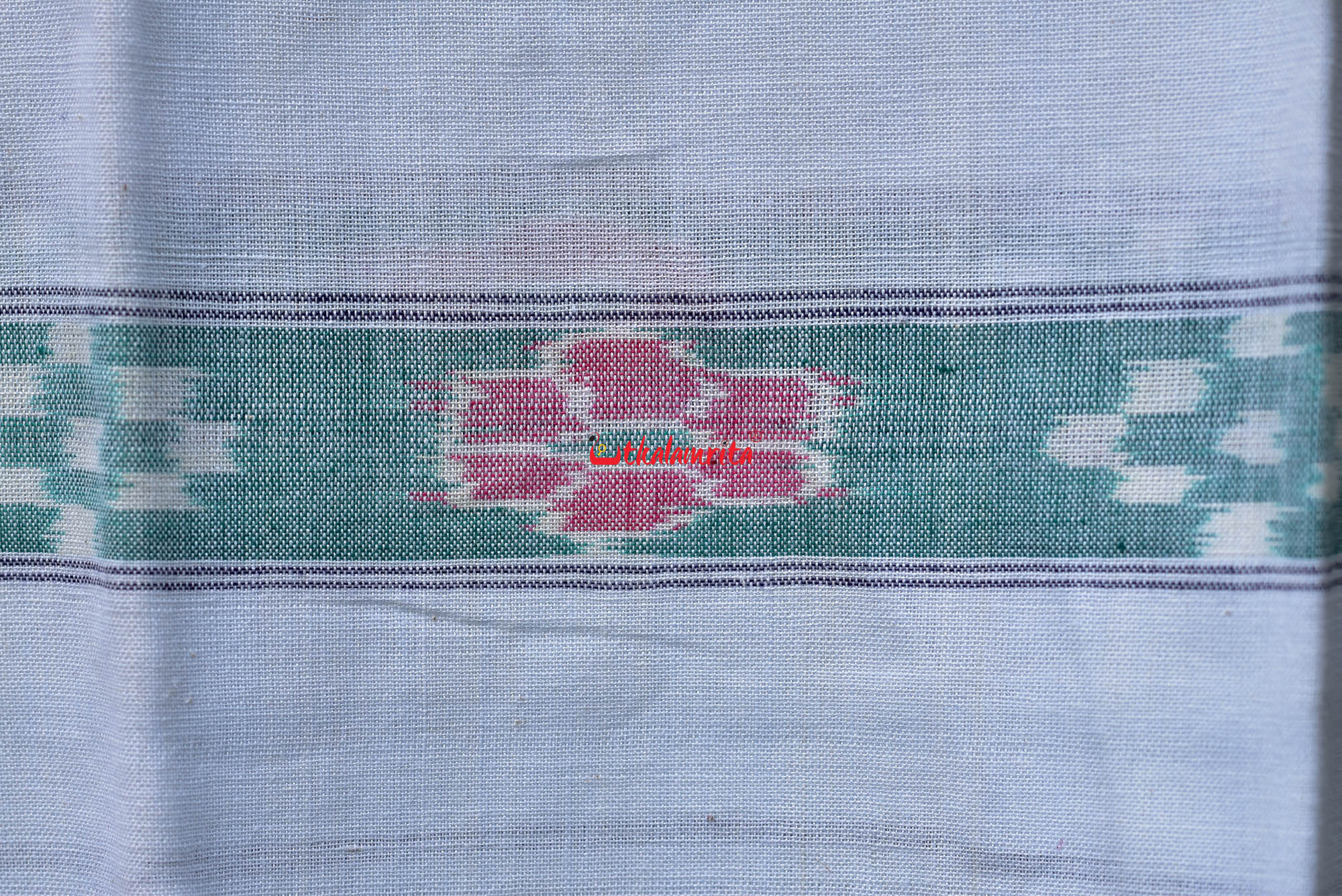 White blue (Gamuchha)