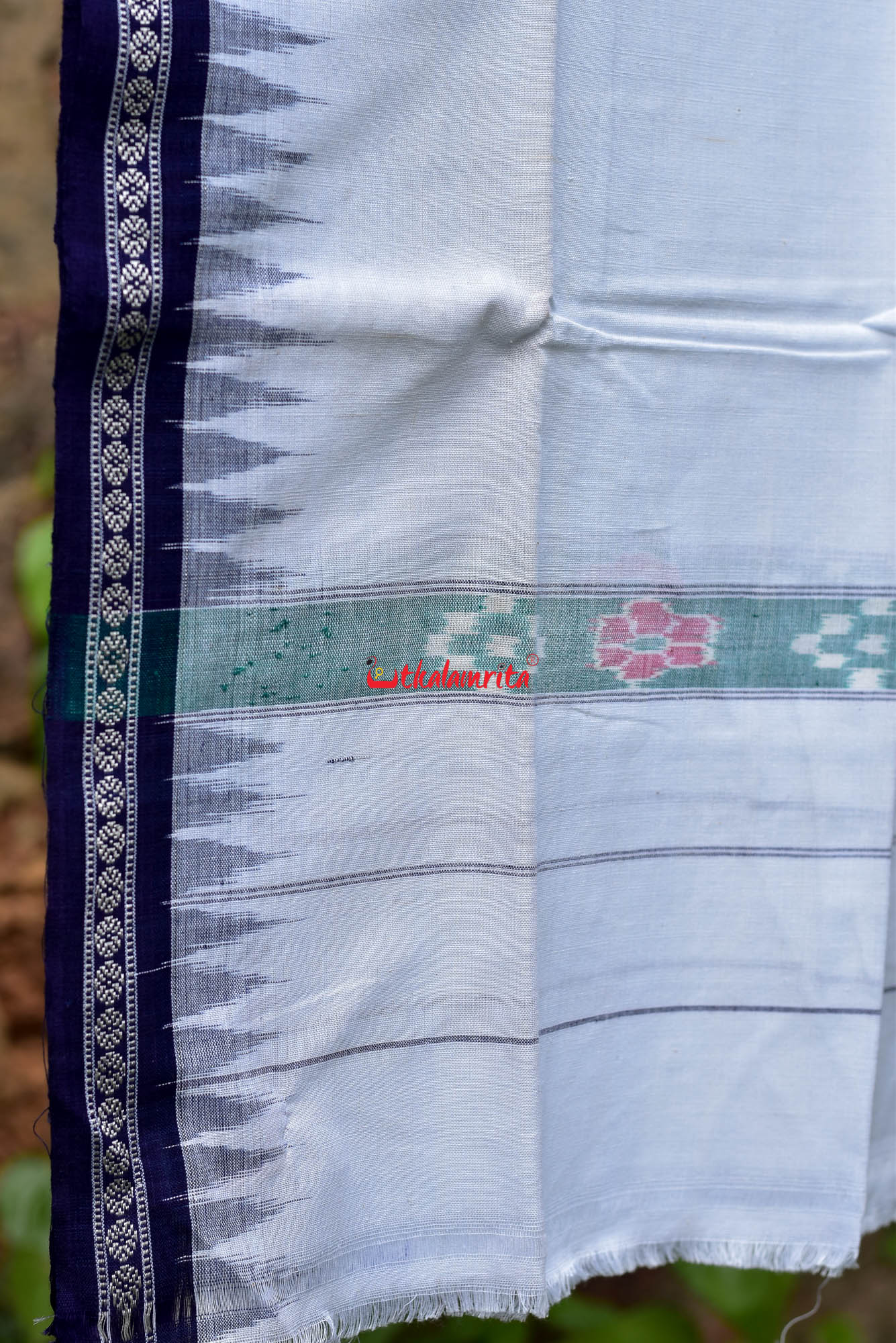 White blue (Gamuchha)